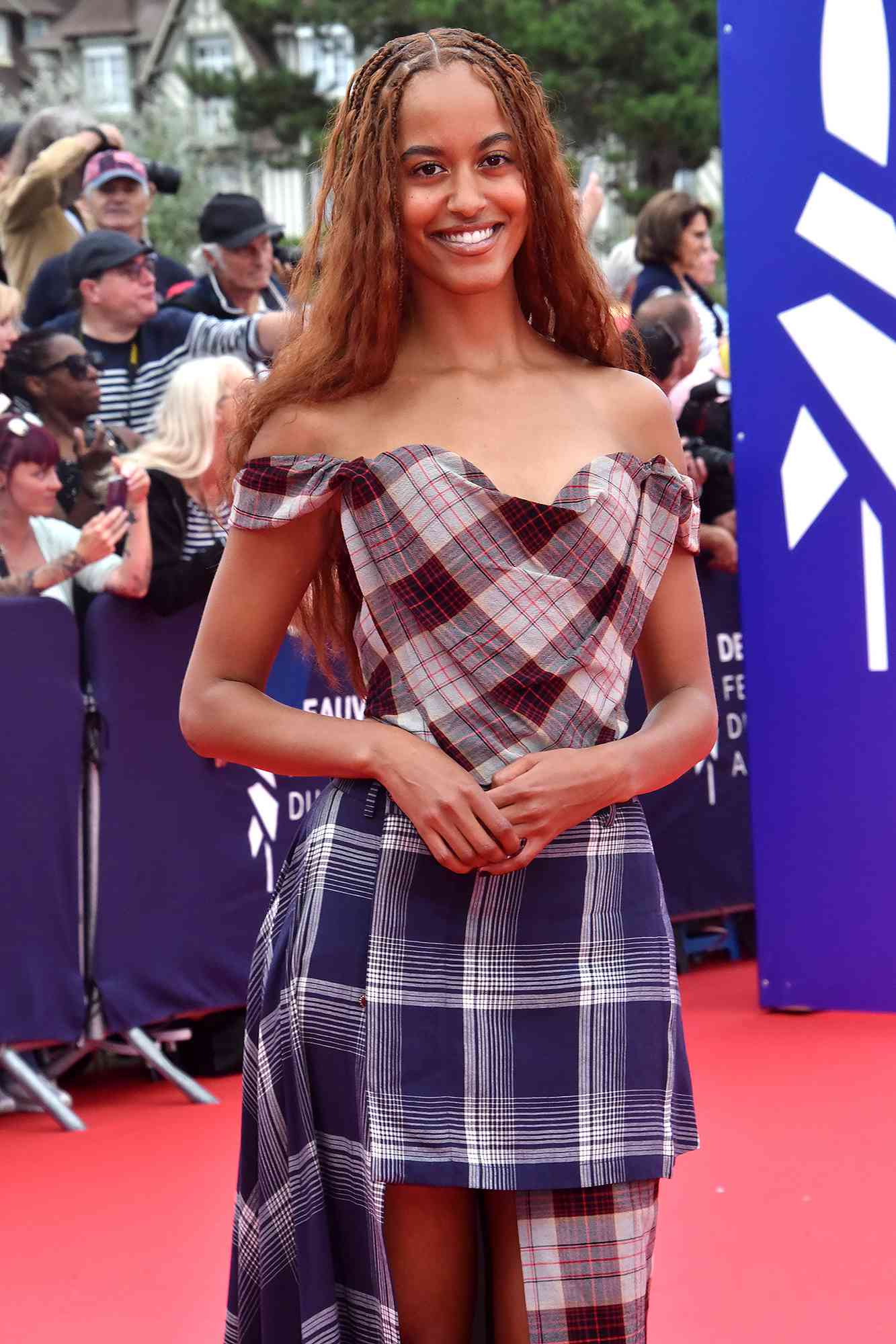 Malia Ann Obama attends the opening ceremony during the 50th Deauville American Film Festival on September 06, 2024 in Deauville, France. 