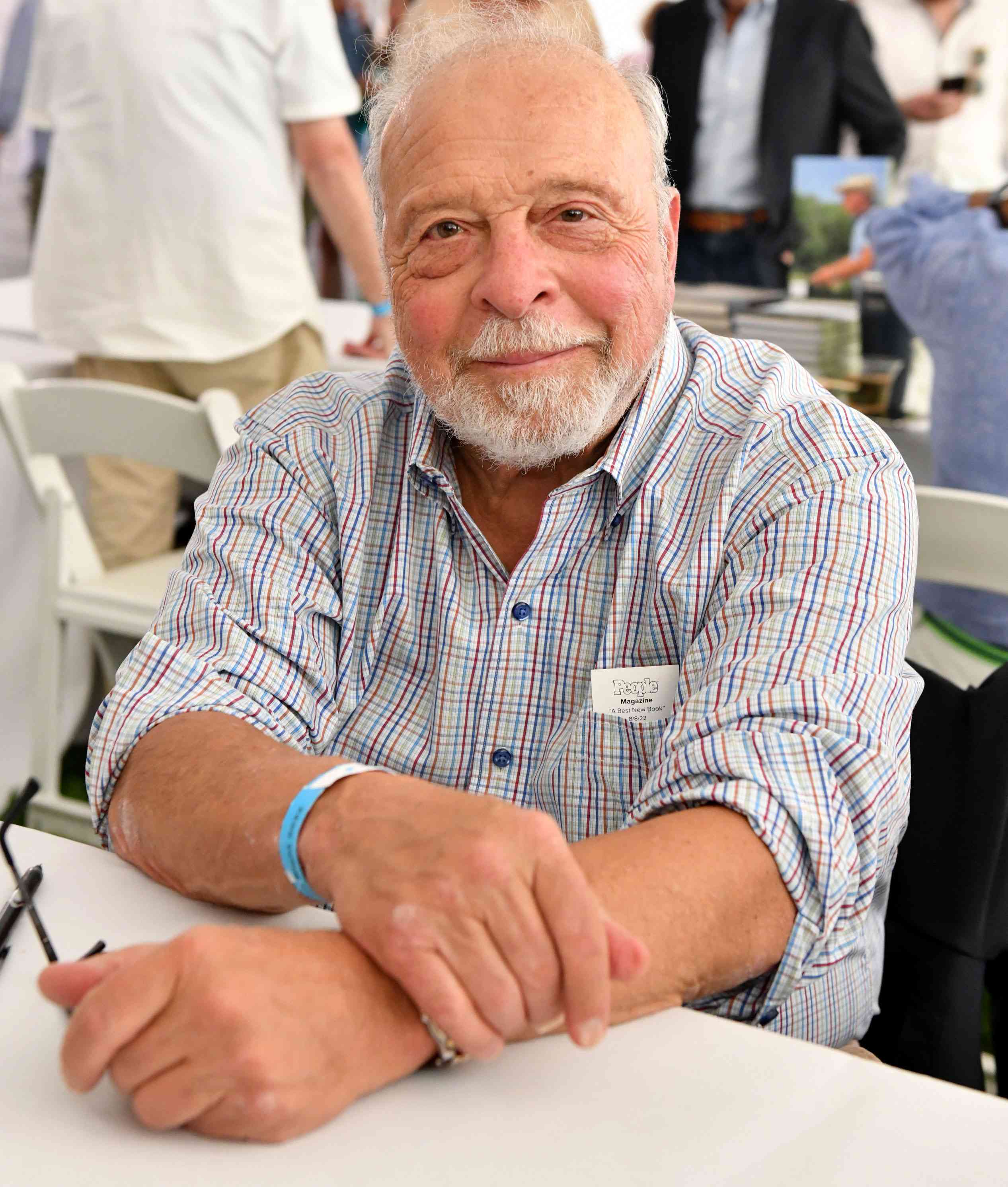 Nelson DeMille attends the Authors Night with The East Hampton Library at The East Hampton Library on August 13, 2022