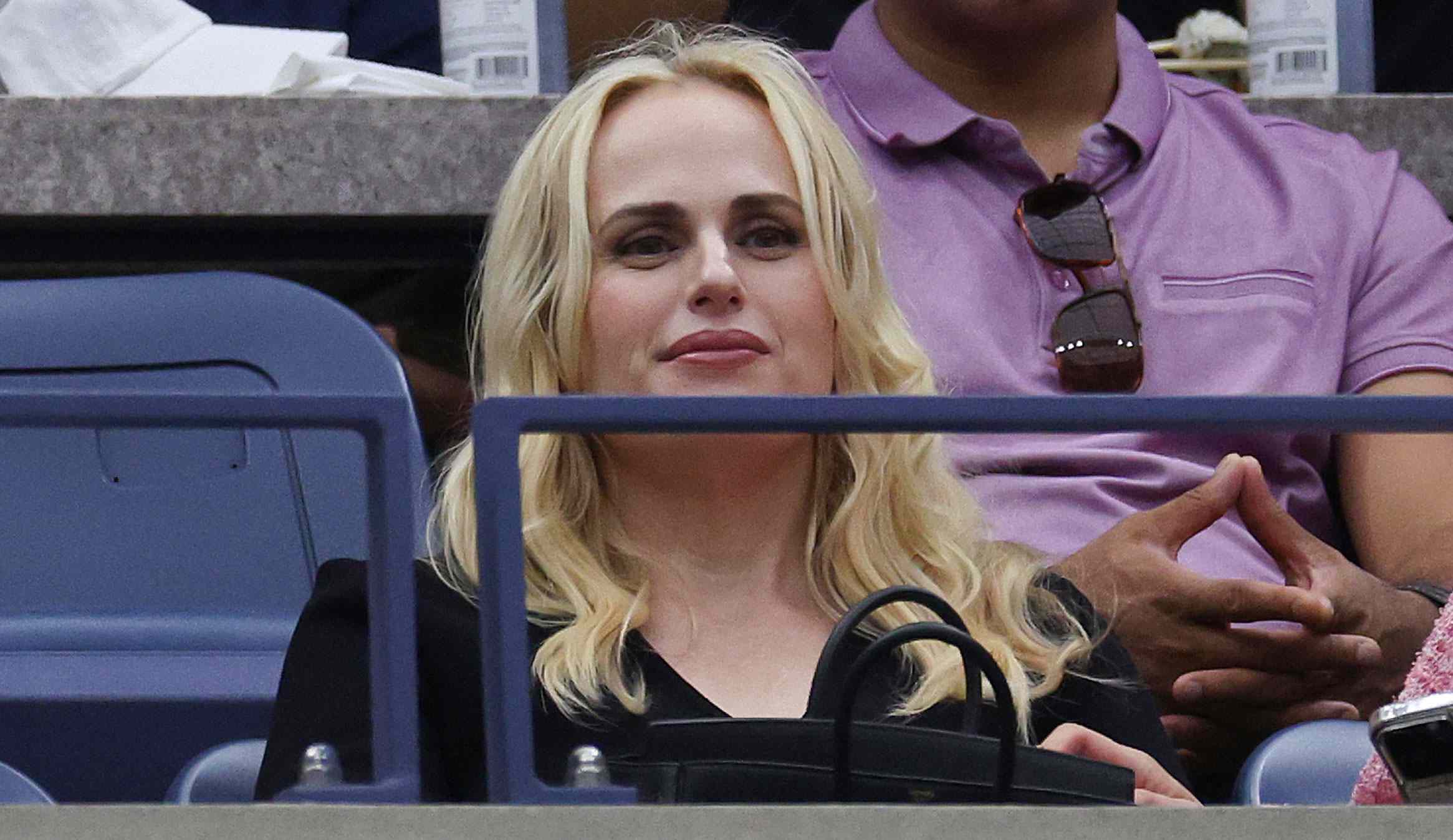 Rebel Wilson attends the Women's Singles Final match between Aryna Sabalenka of Belarus and Jessica Pegula of the United States on Day Thirteen of the 2024 US Open at USTA Billie Jean King National Tennis Center on September 07, 2024 