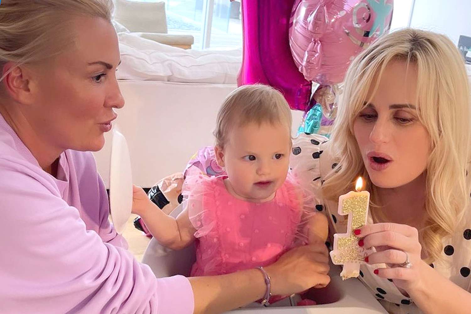 Rebel Wilson Celebrates 1st Birthday of Daughter Royce with Balloon and Cake-Filled Party 