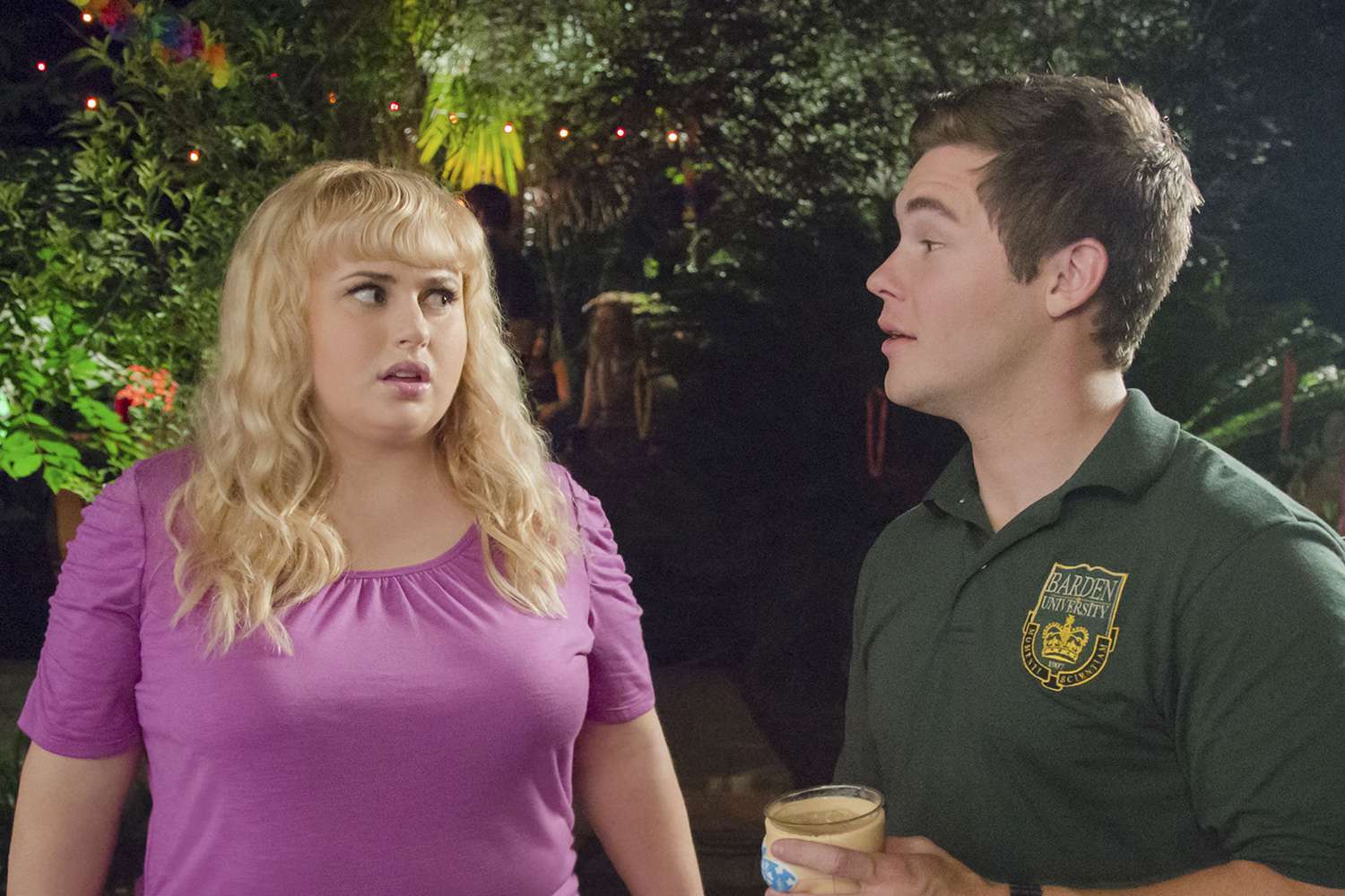 Rebel Wilson and Adam DeVine in 'Pitch Perfect 2.'