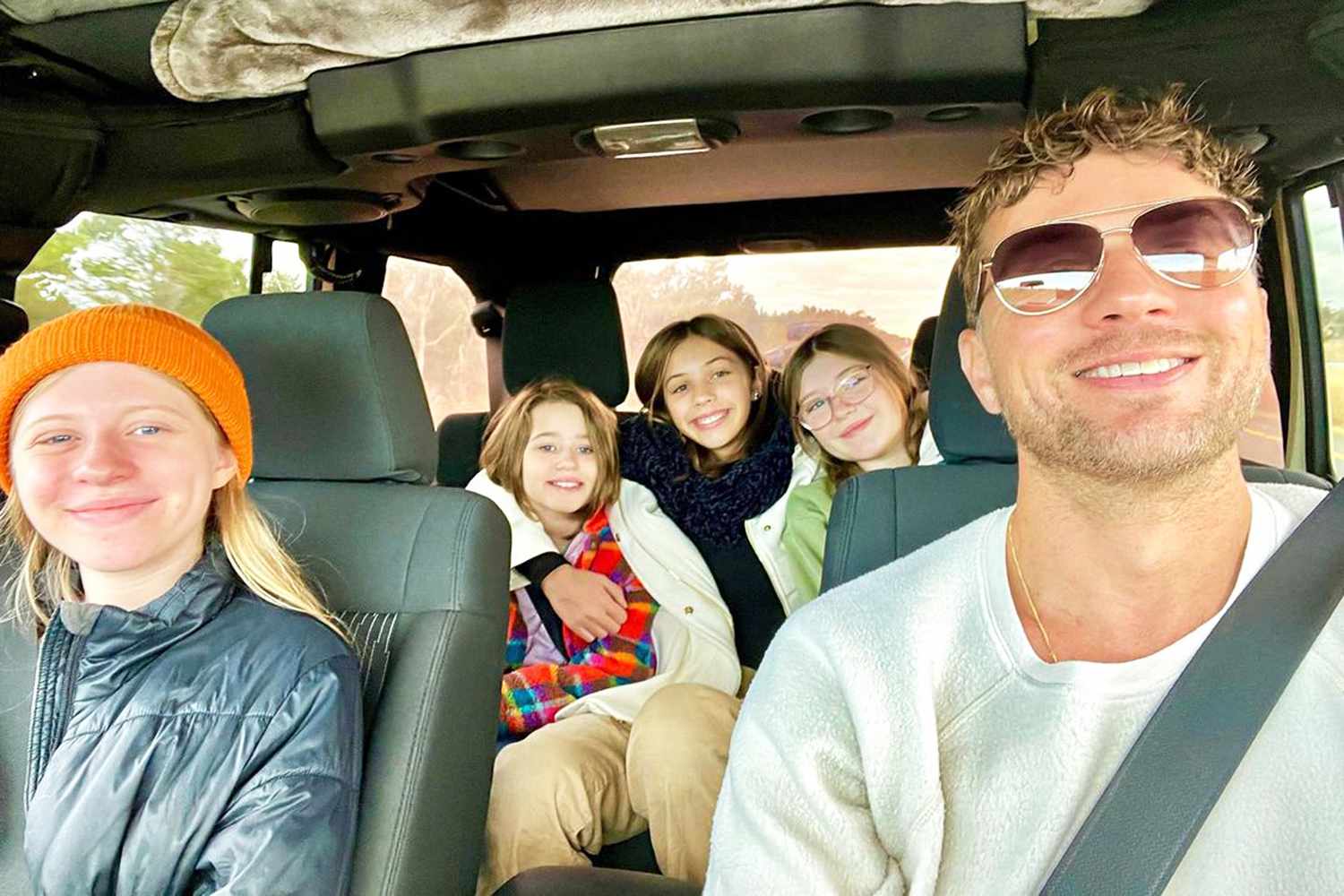 Ryan Phillippe spent Thanksgiving with his daughter Kai.