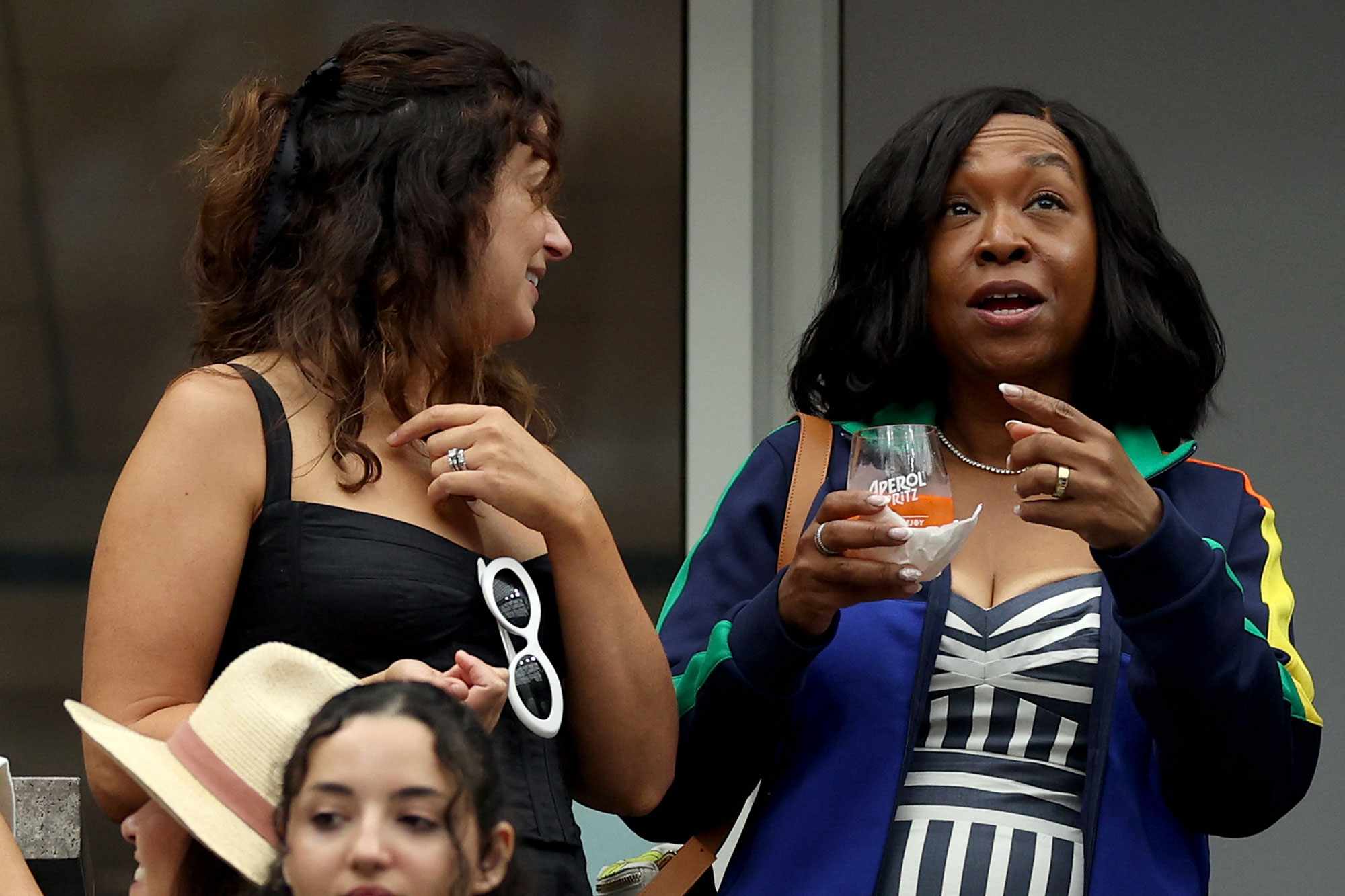 Shonda Rhimes attends Day Seven of the 2024 US Open at USTA Billie Jean King National Tennis Center on September 01, 2024