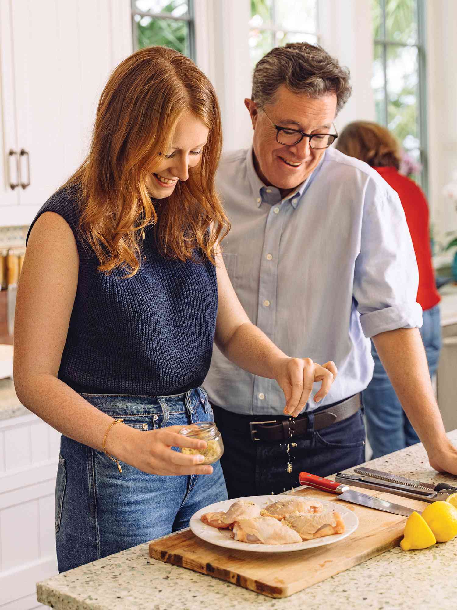 Stephen Colbert Cookbook photos