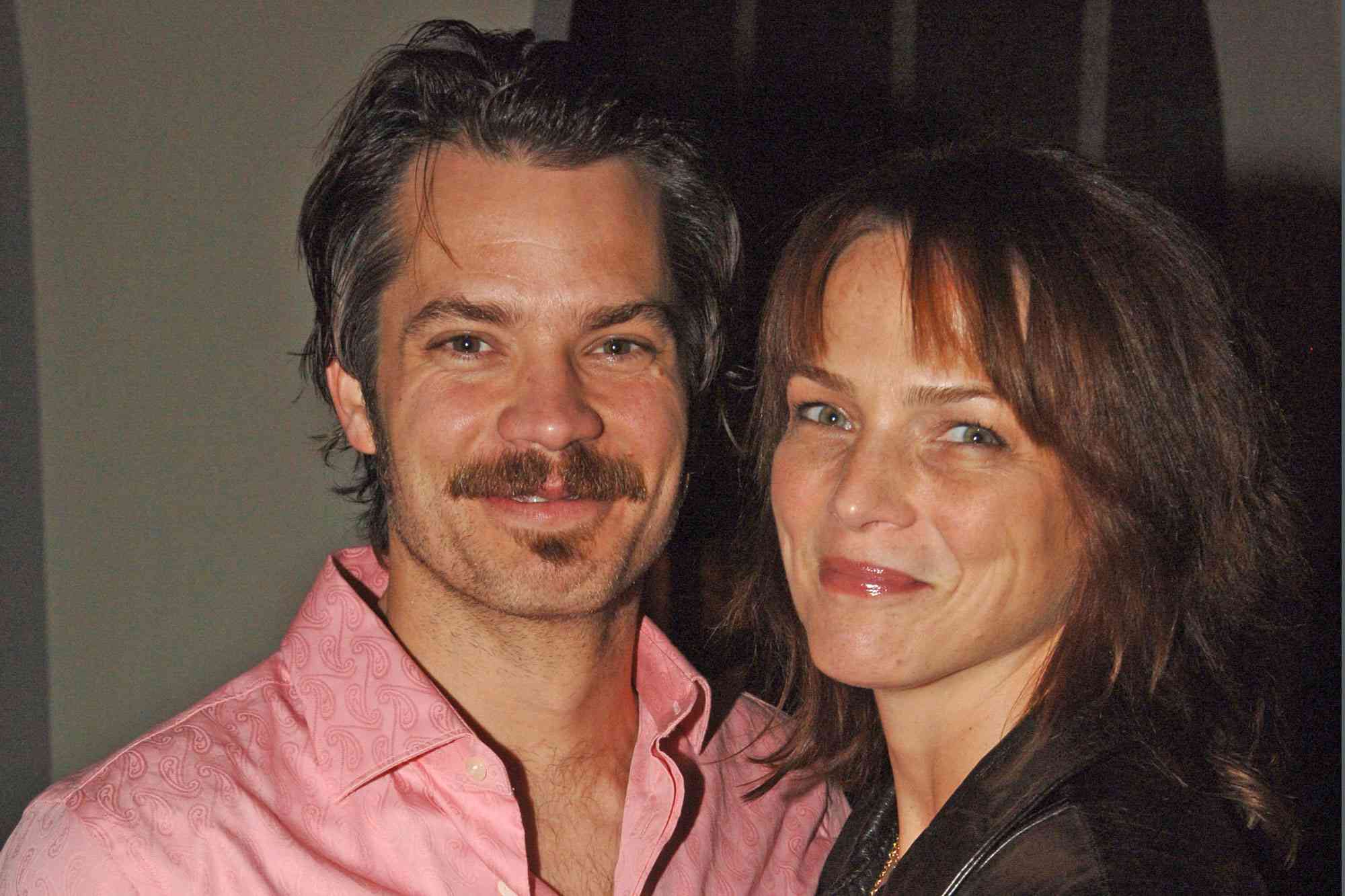 Timothy Olyphant and Alexis Knief during HBO's Annual Pre-Golden Globes Private Reception at Chateau Marmont in Los Angeles, California, United States. (Photo by Jeff Kravitz/FilmMagic, Inc)