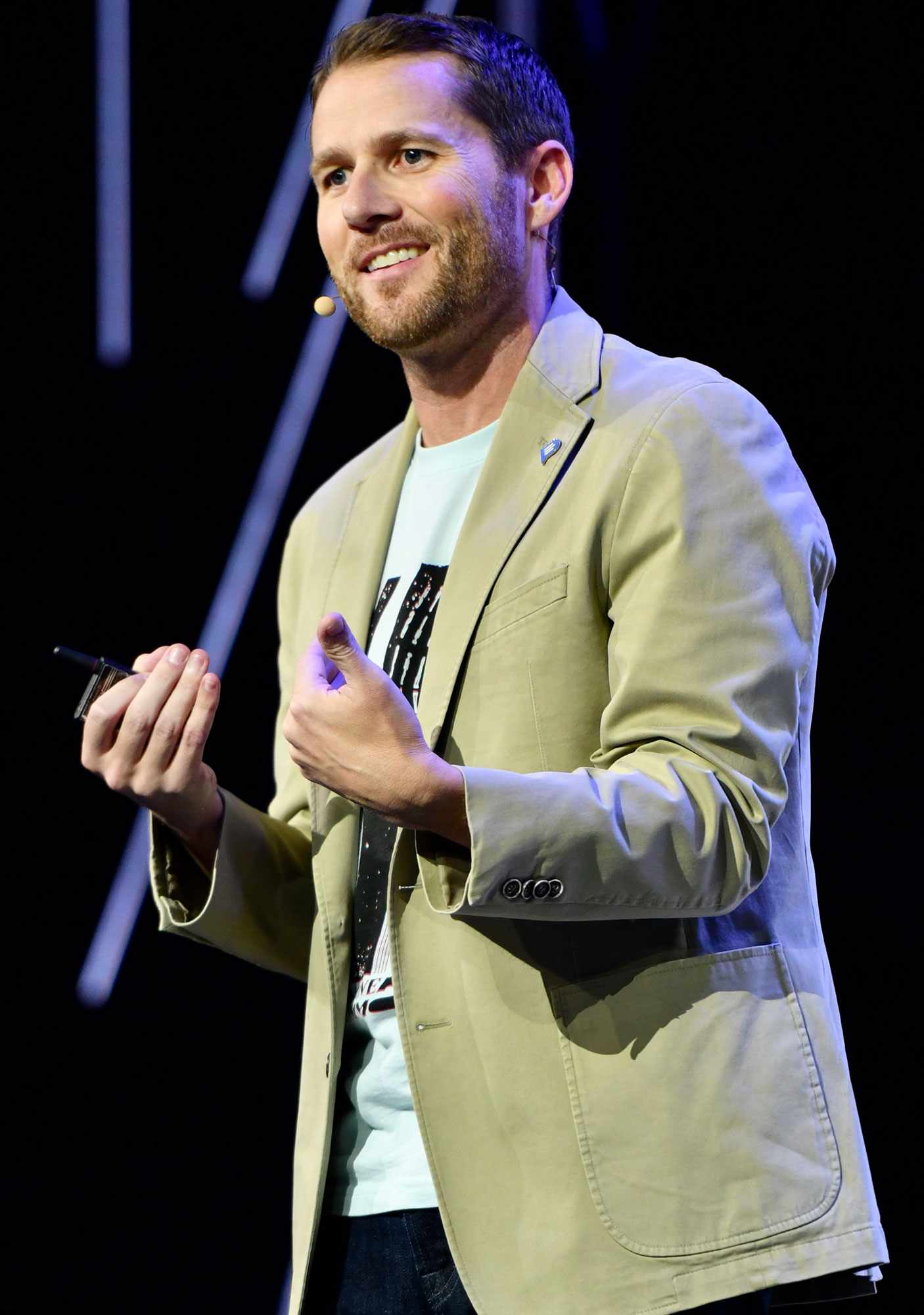 Adam Edmunds speaks onstage during the Reputation Means Revenue panel at ONWARD19: The Future Of Search on October 29, 2019 in New York City. 