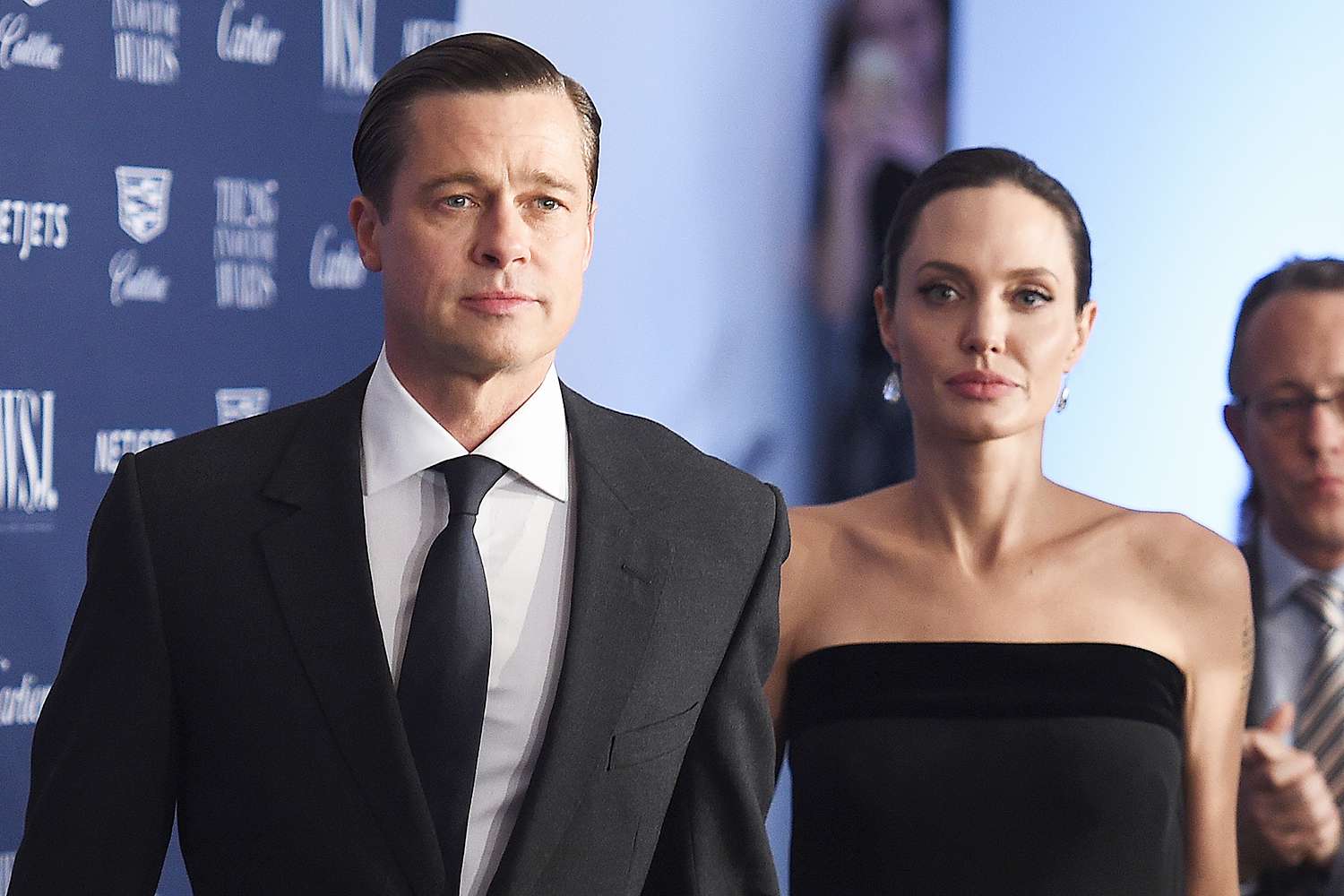 Brad Pitt and 2015 Entertainment Innovator Angelina Jolie Pitt attend the WSJ. Magazine 2015 Innovator Awards at the Museum of Modern Art on November 4, 2015 in New York City.