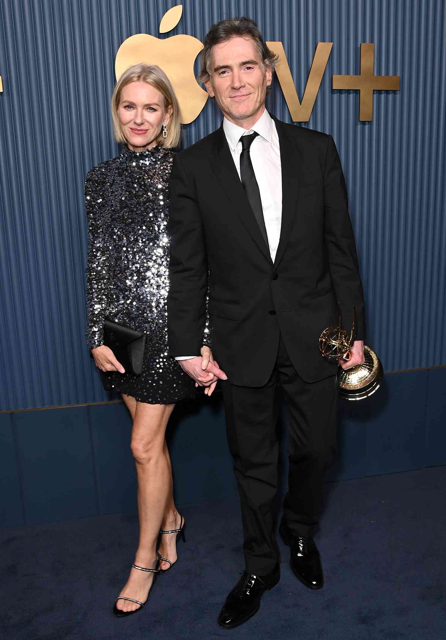 Naomi Watts and Billy Crudup attend the Apple TV + Primetime Emmy Party