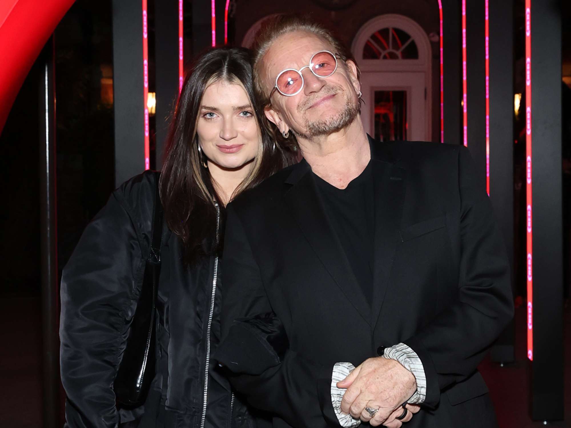 Eve Hewson and Bono attend The (RED) Nightcap at Goals House with Brian Moynihan, Phoebe Robinson & guests