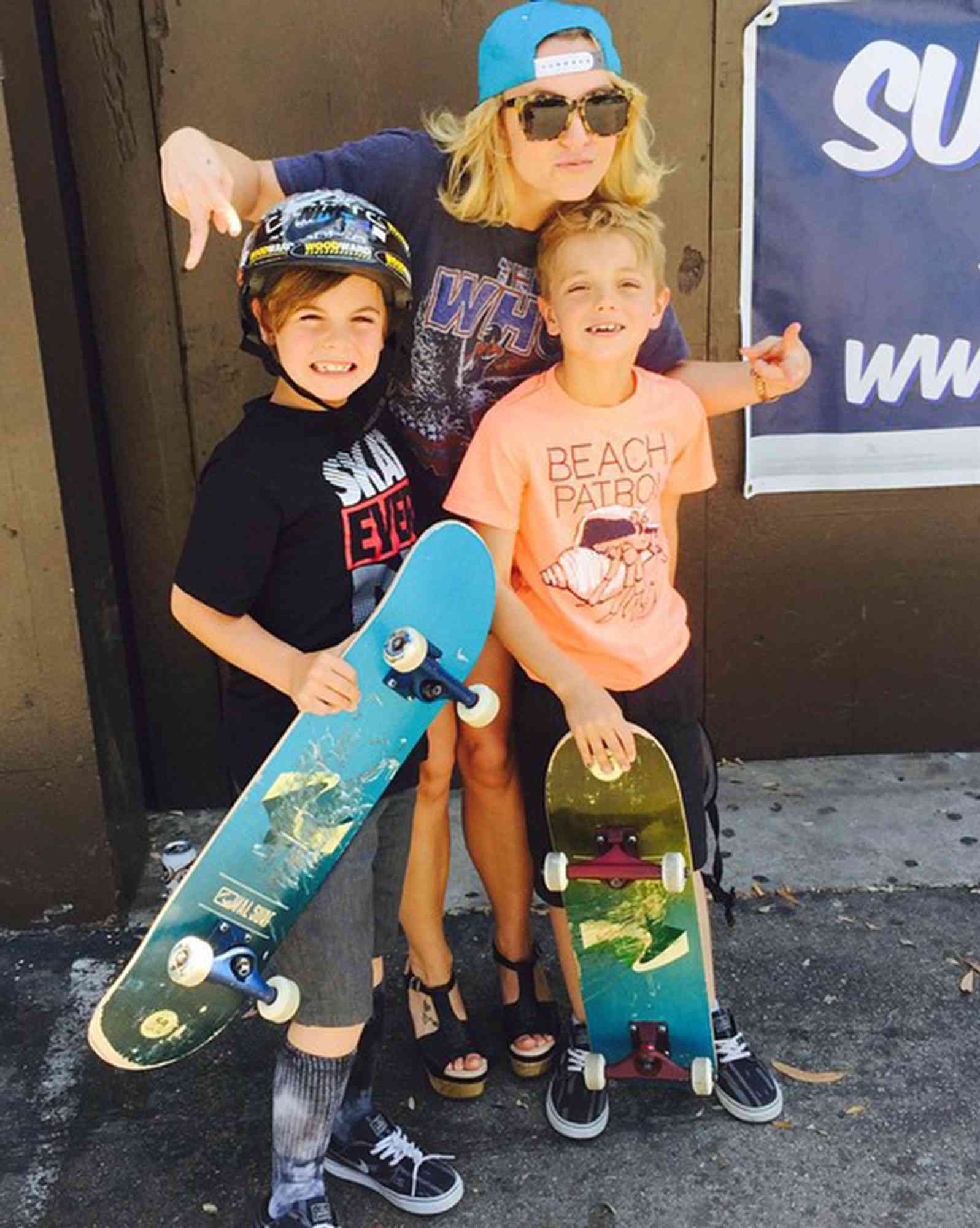 Britney Spears and her sons