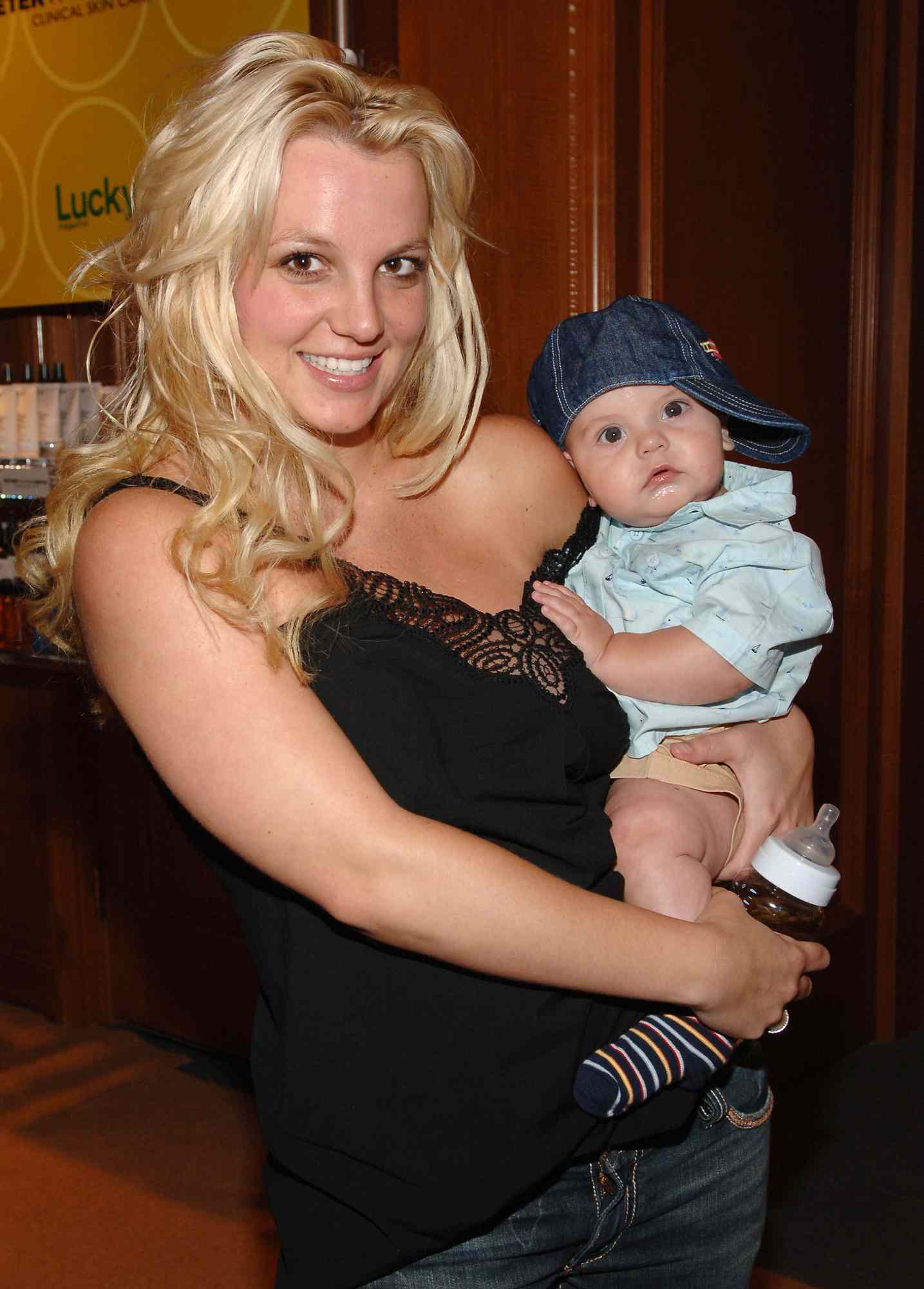 Britney Spears and son Sean Preston