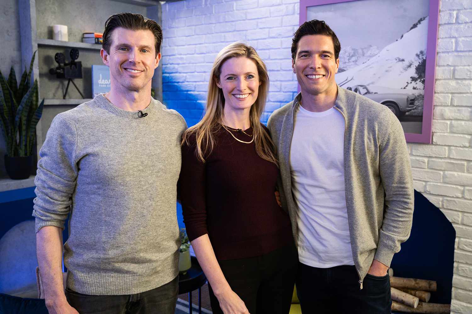 Matt Reeve, Alexandra Reeve Givens, and Will Reeve at the IndieWire Sundance Studio, Presented by Dropbox held on January 20, 2024 in Park City, Utah. 