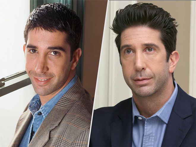 David Schwimmer as Ross Geller on 'Friends'