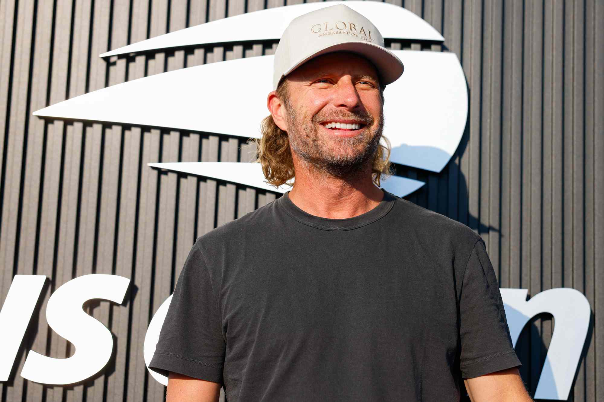 Dierks Bentley on the blue carpet at the 2024 US Open on Wednesday, Sep. 4, 2024 in Flushing, NY. 