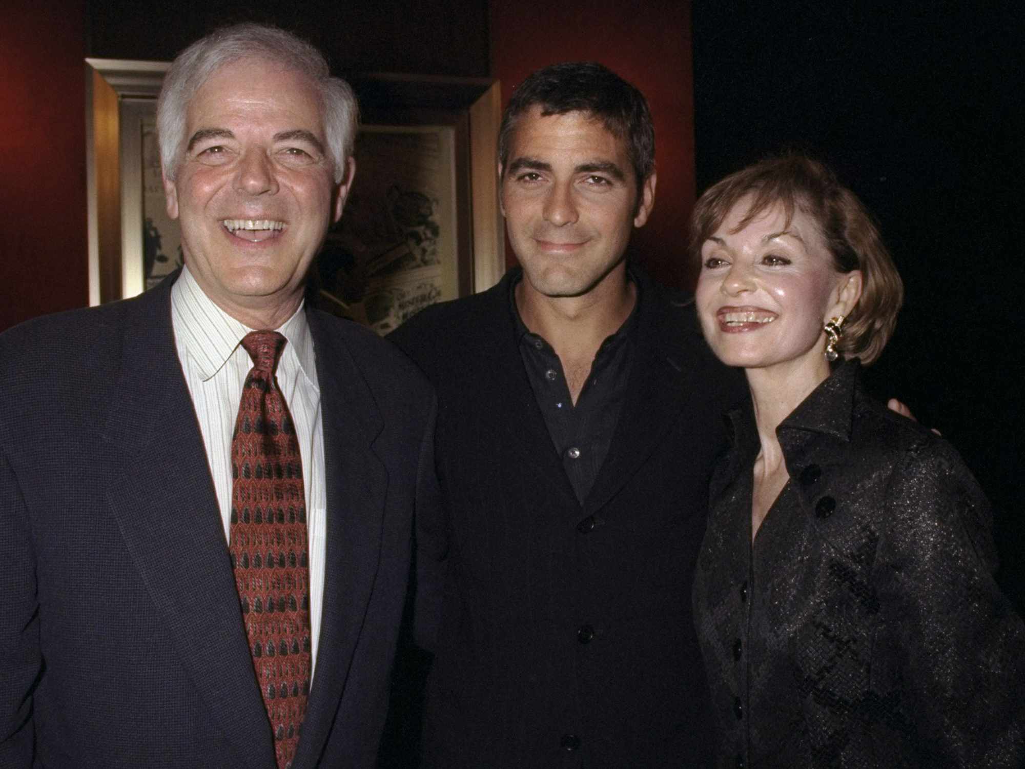 George Clooney is joined by his parents Nicholas and Nina for the premiere of his movie "The Peacemaker".