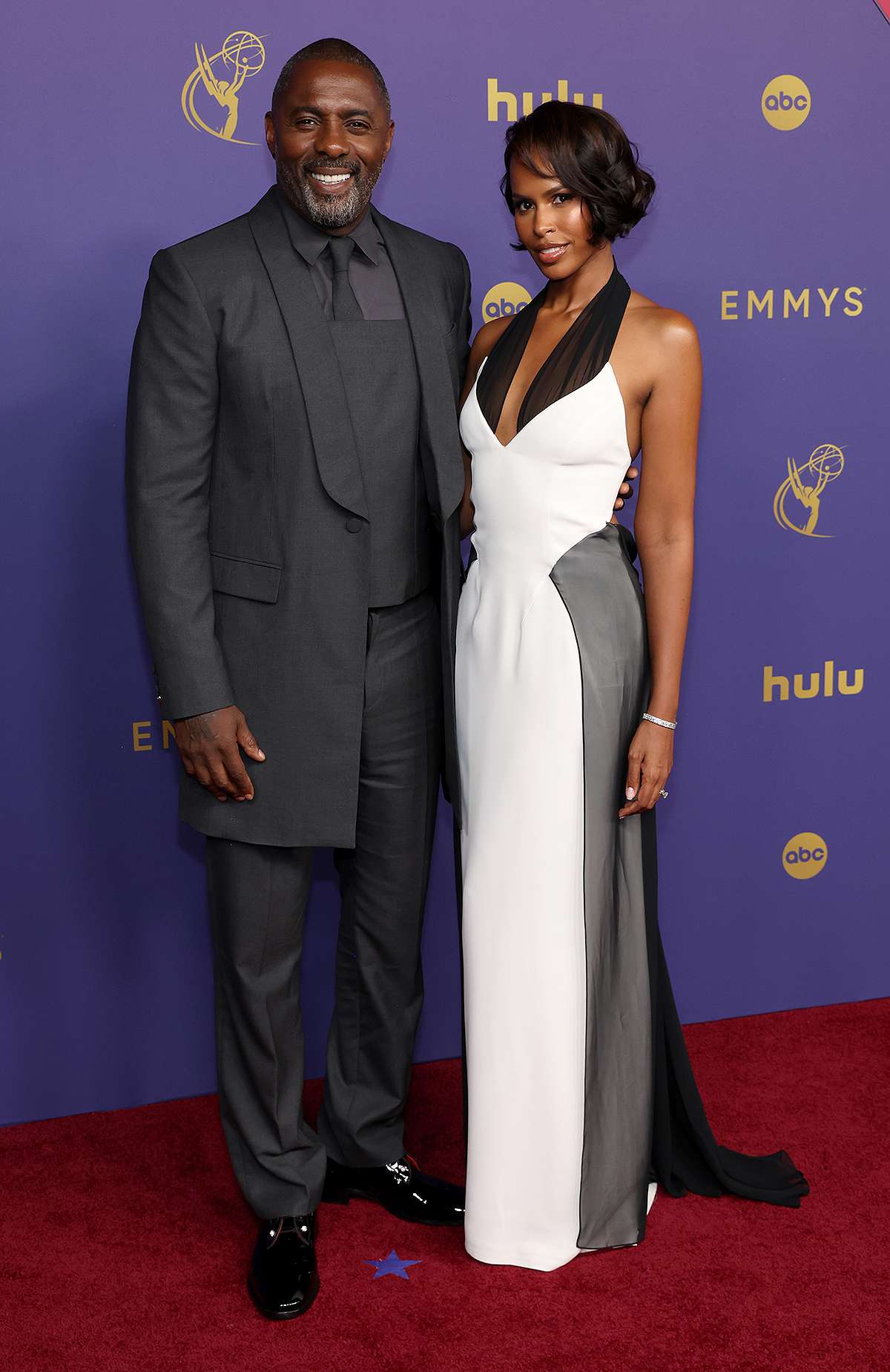  Idris Elba and Sabrina Dhowre Elba attend the 76th Primetime Emmy Awards at Peacock Theater on September 15, 2024 in Los Angeles, California.