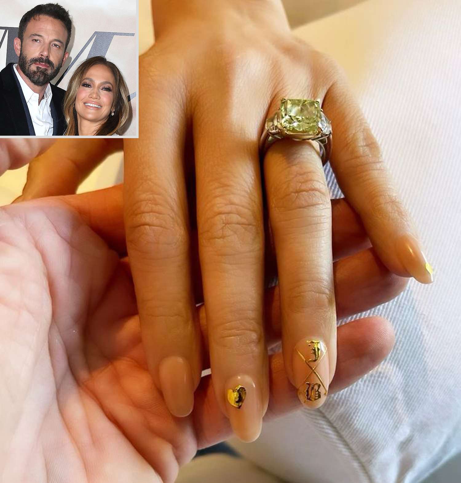 J Lo Ben Affleck engagement ring