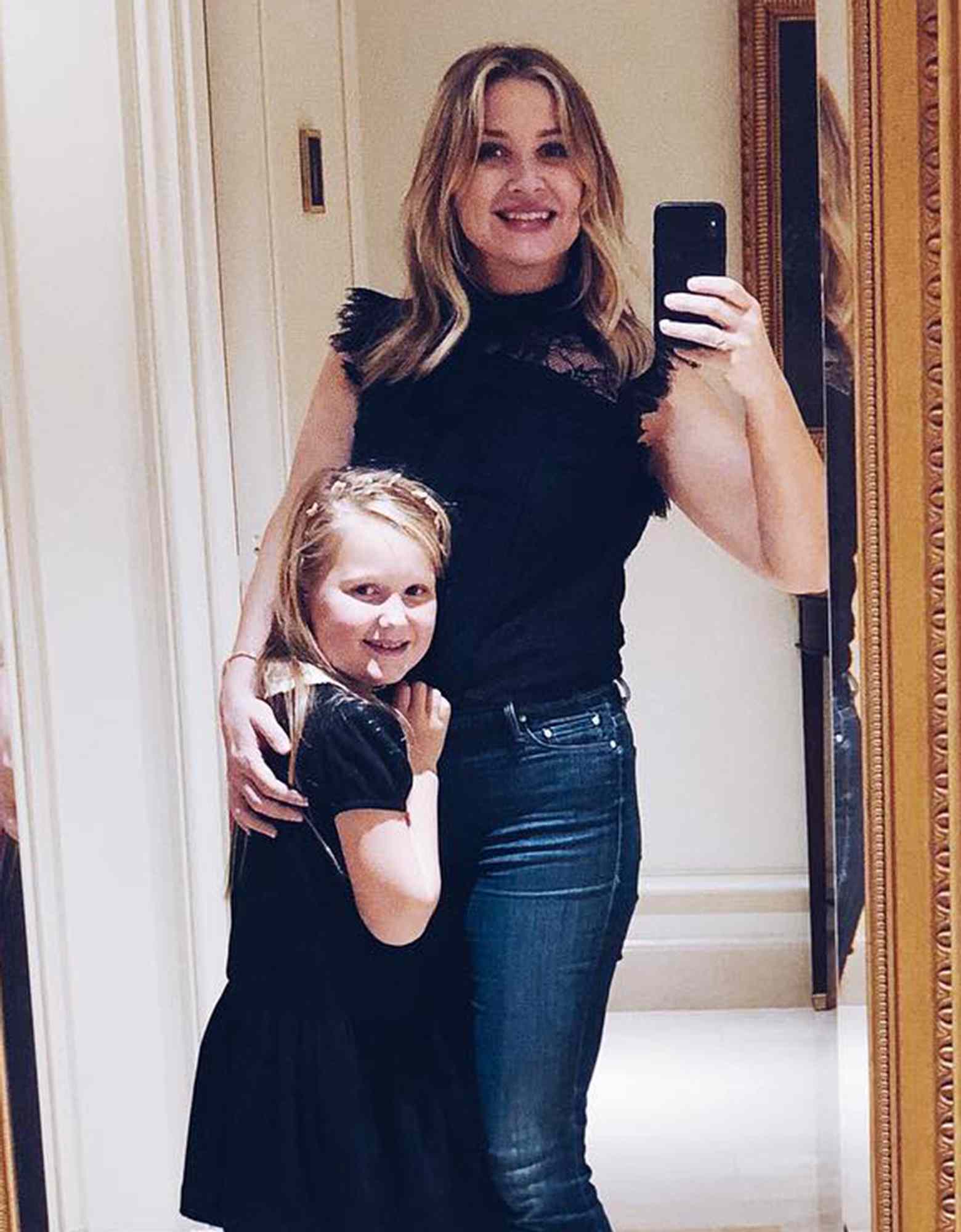 Jessica Capshaw and daughter Eve