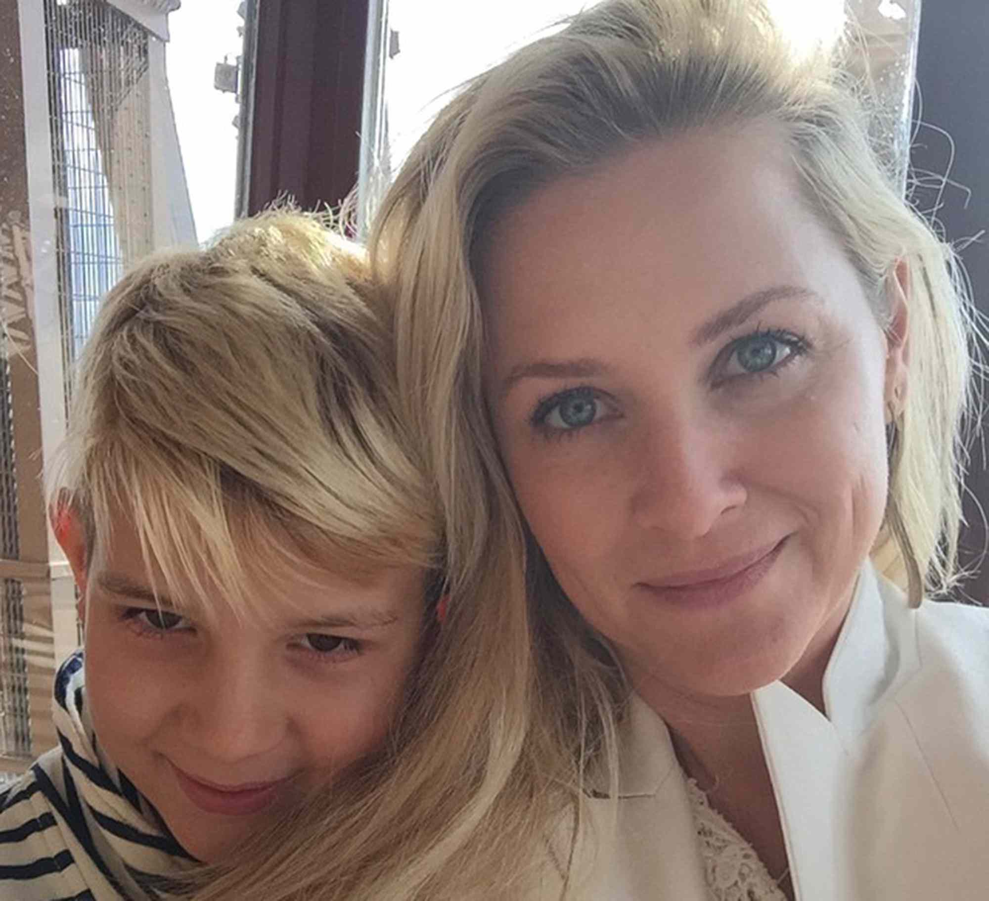 Jessica Capshaw and son Luke