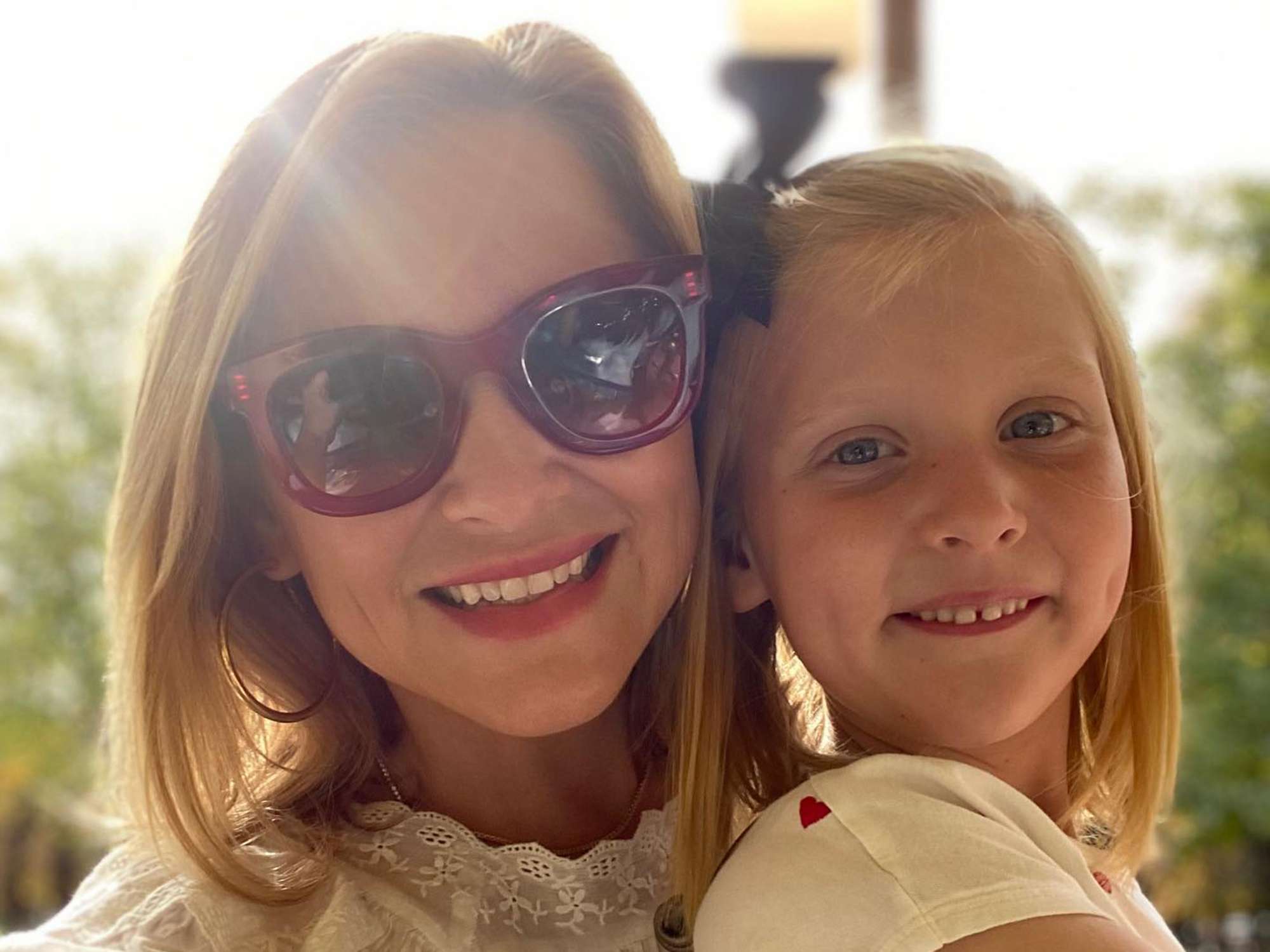 Jessica Capshaw and daughter Poppy