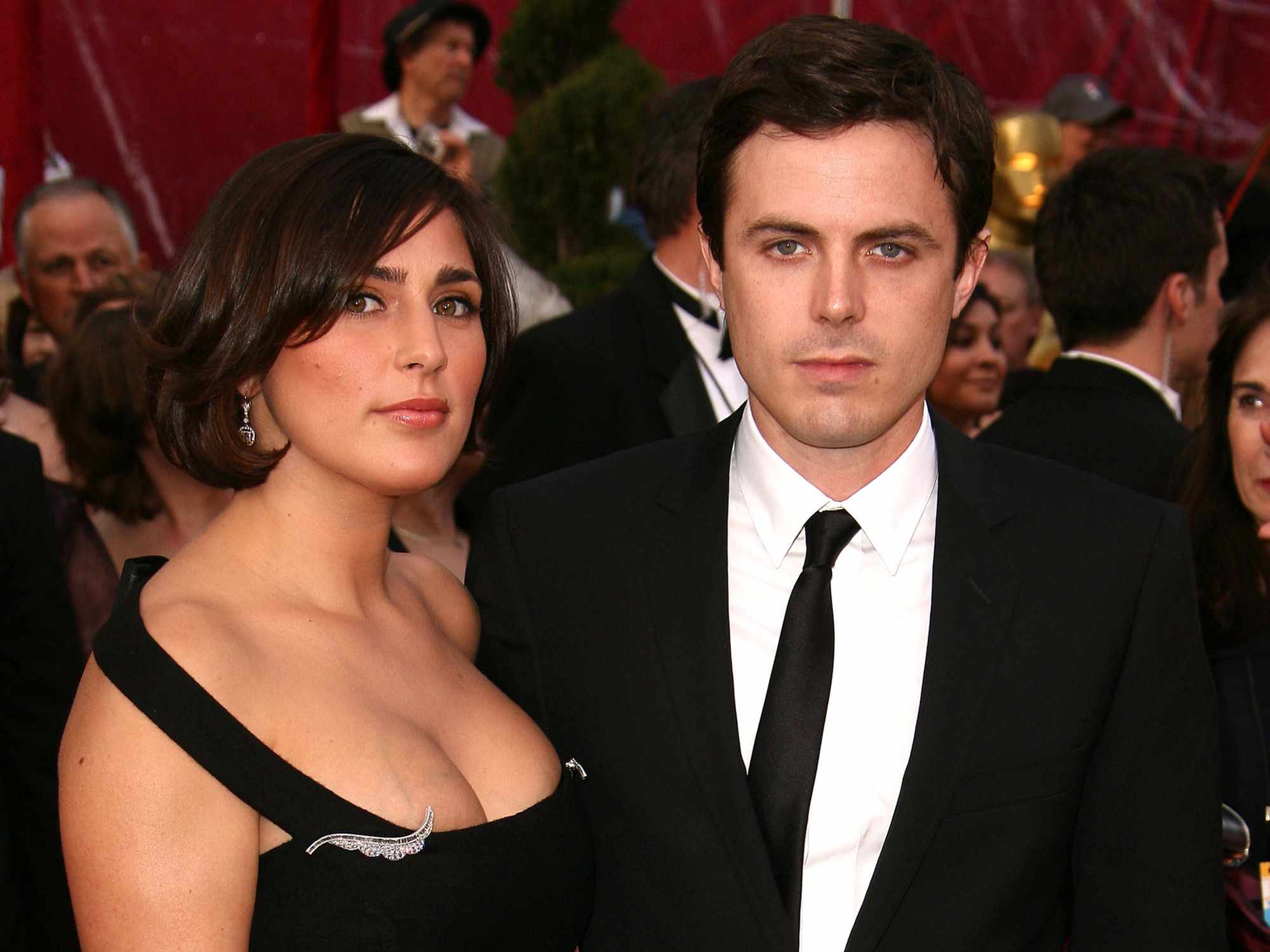 Casey Affleck and Summer Phoenix at the 80th Annual Academy Awards.