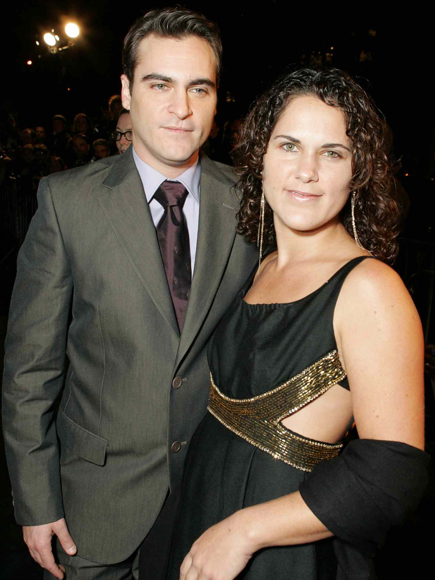 Joaquin Phoenix and sister Liberty Phoenix.