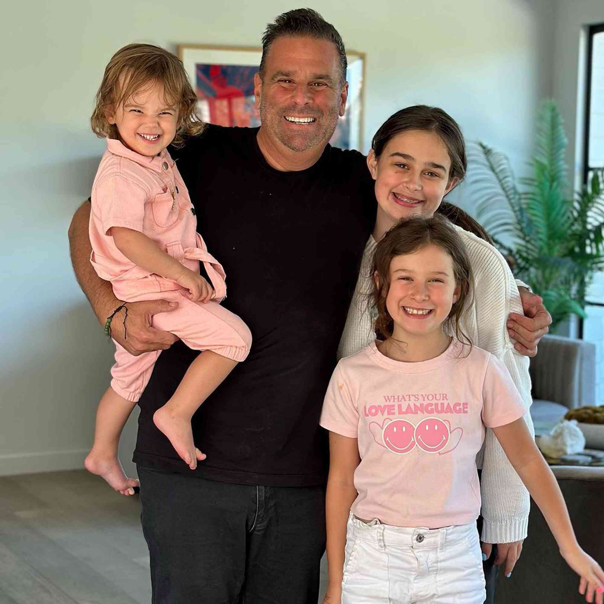 Randall Emmett and his daughters London, Rylee, and Ocean.