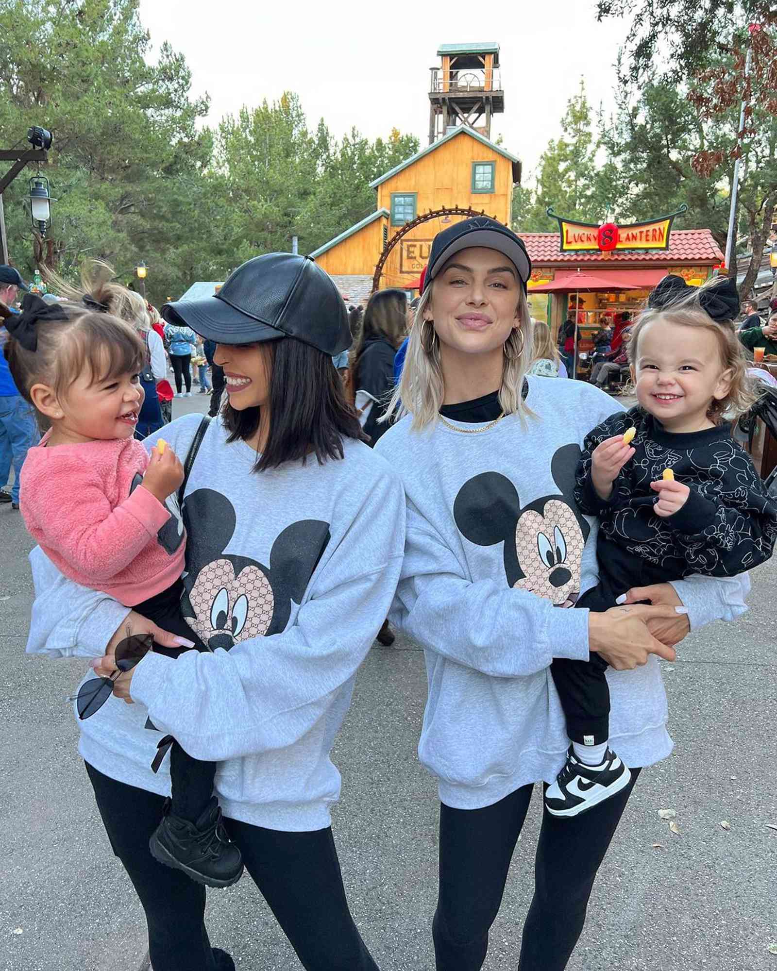 Lala Kent and Ocean Kent Emmett with Scheana Shay and her daughter Summer.