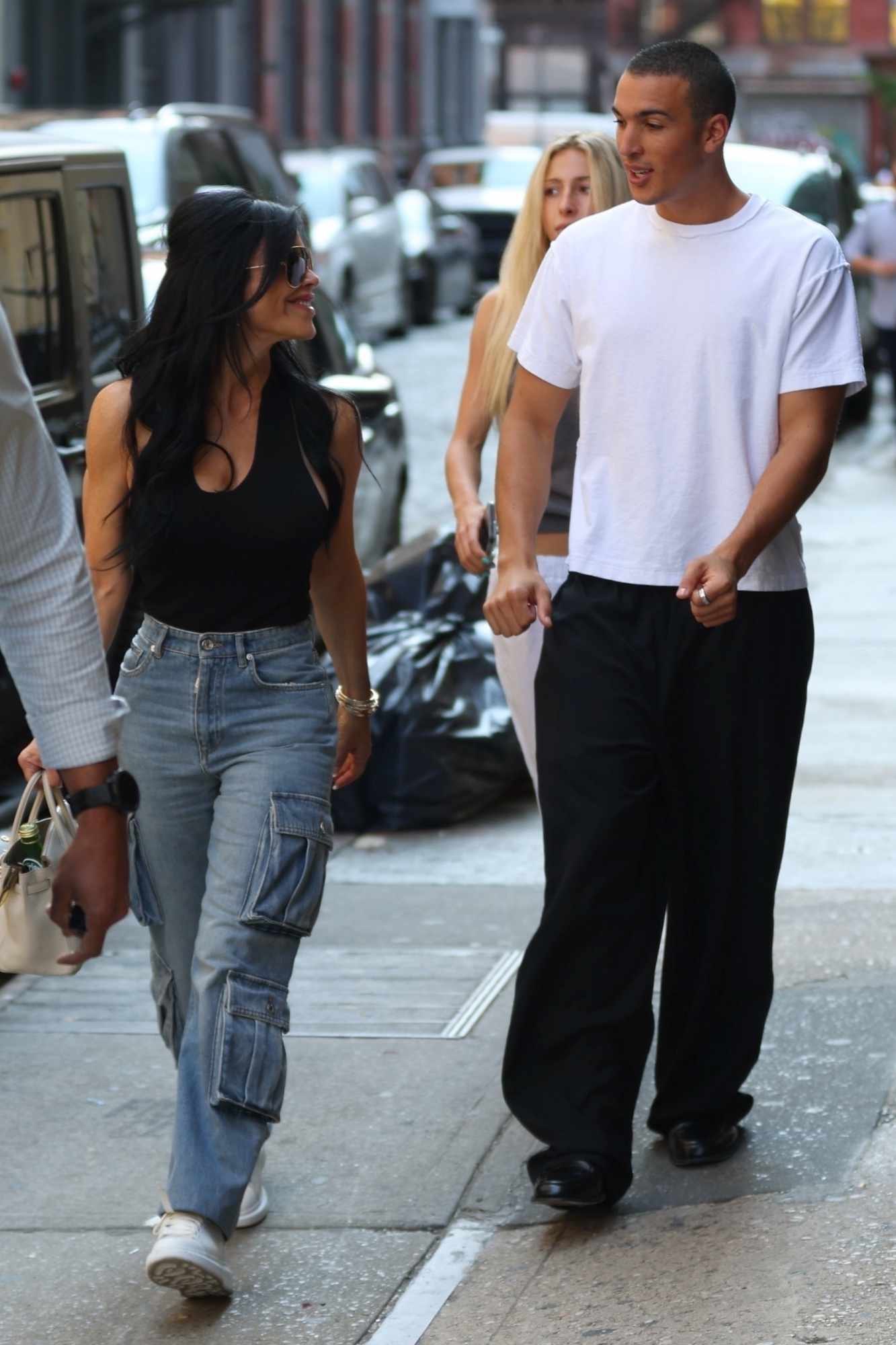 Lauren Sanchez is seen out with her son Nikko Gonzalez, enjoying a weekend shopping trip in Soho.