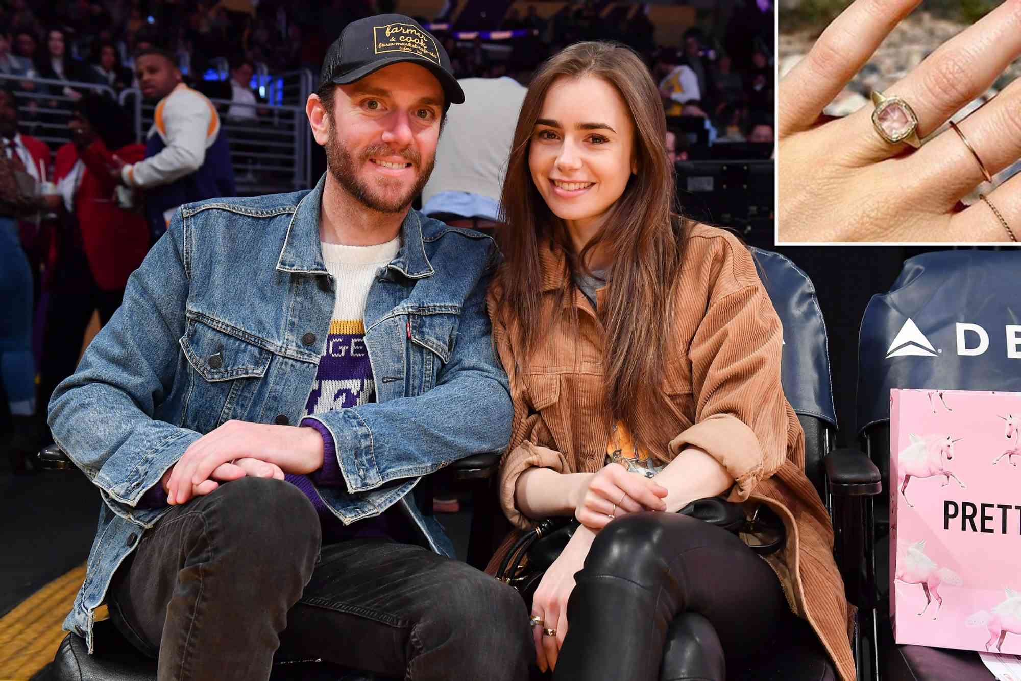 Lily Collins and Charlie McDowell are engaged