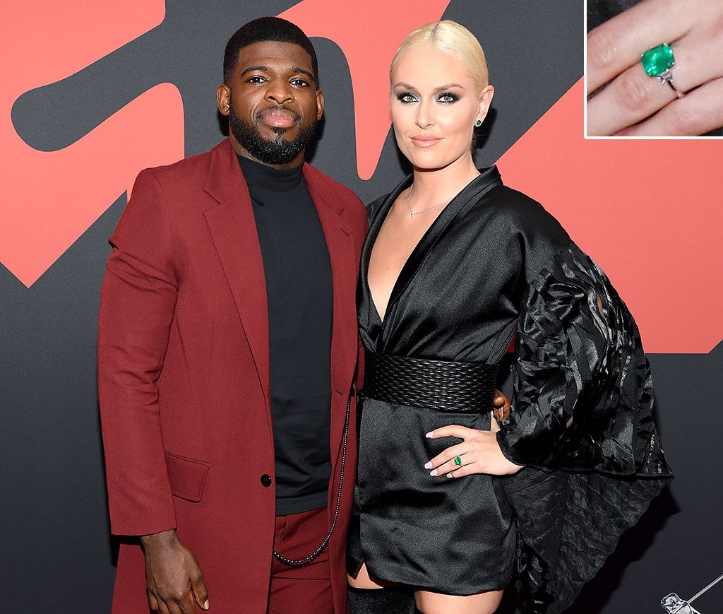 P. K. Subban and Lindsey Vonn