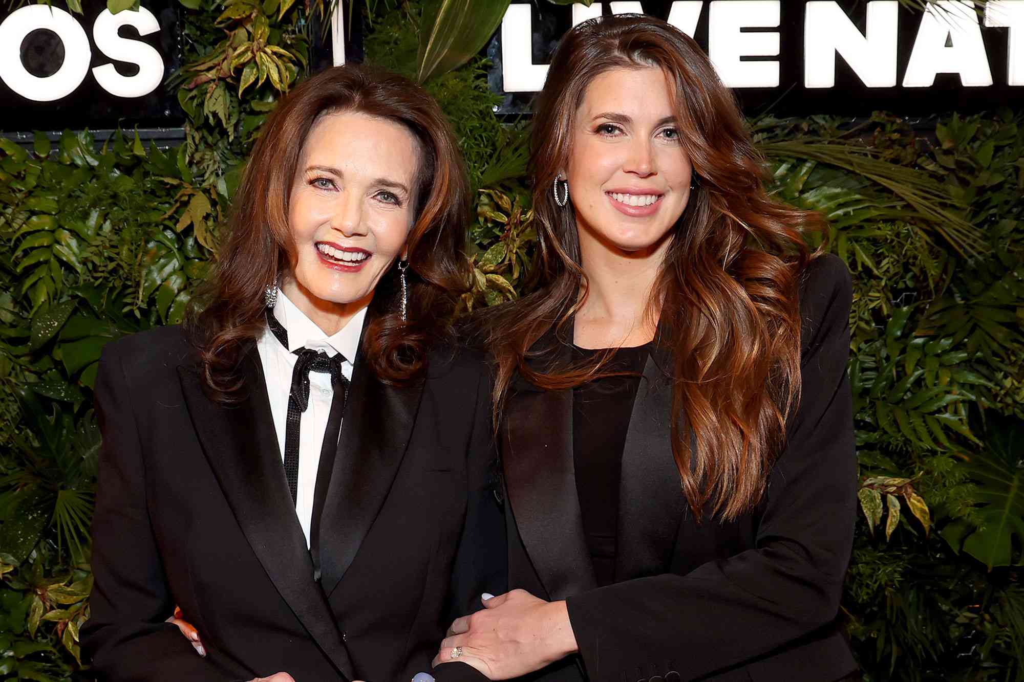 Lynda Carter and Jessica Altman attend the "Step Into the Spotlight" event on April 25, 2024 in Washington, DC. 