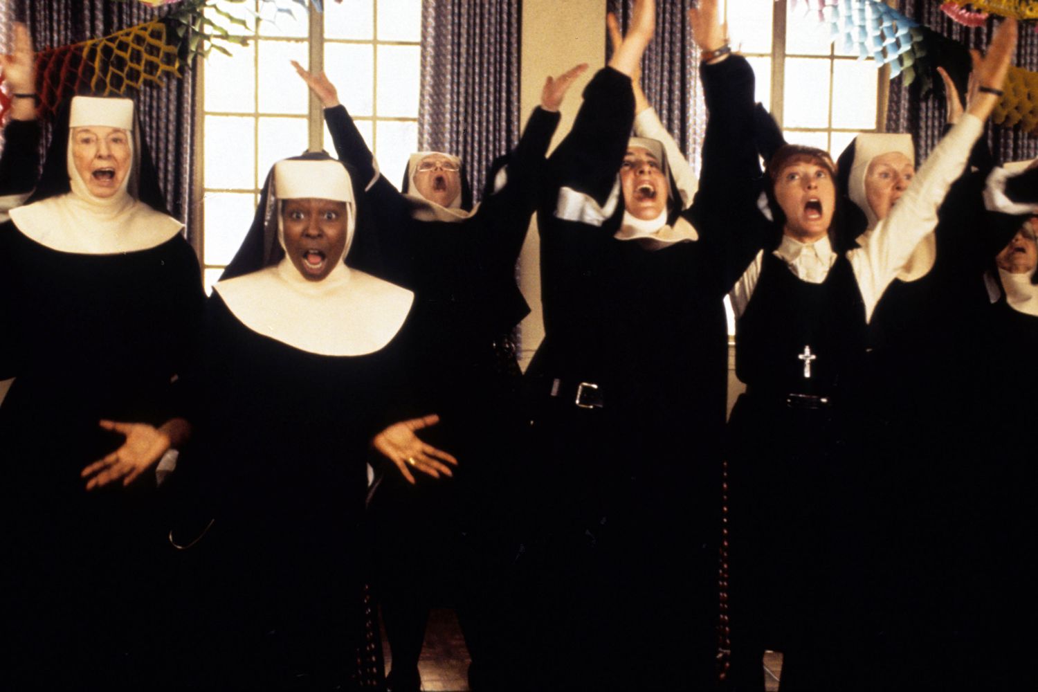 sister act 2 1993 Real Bill Duke Whoppi Goldberg Kathy Najimy Maggie Smith.