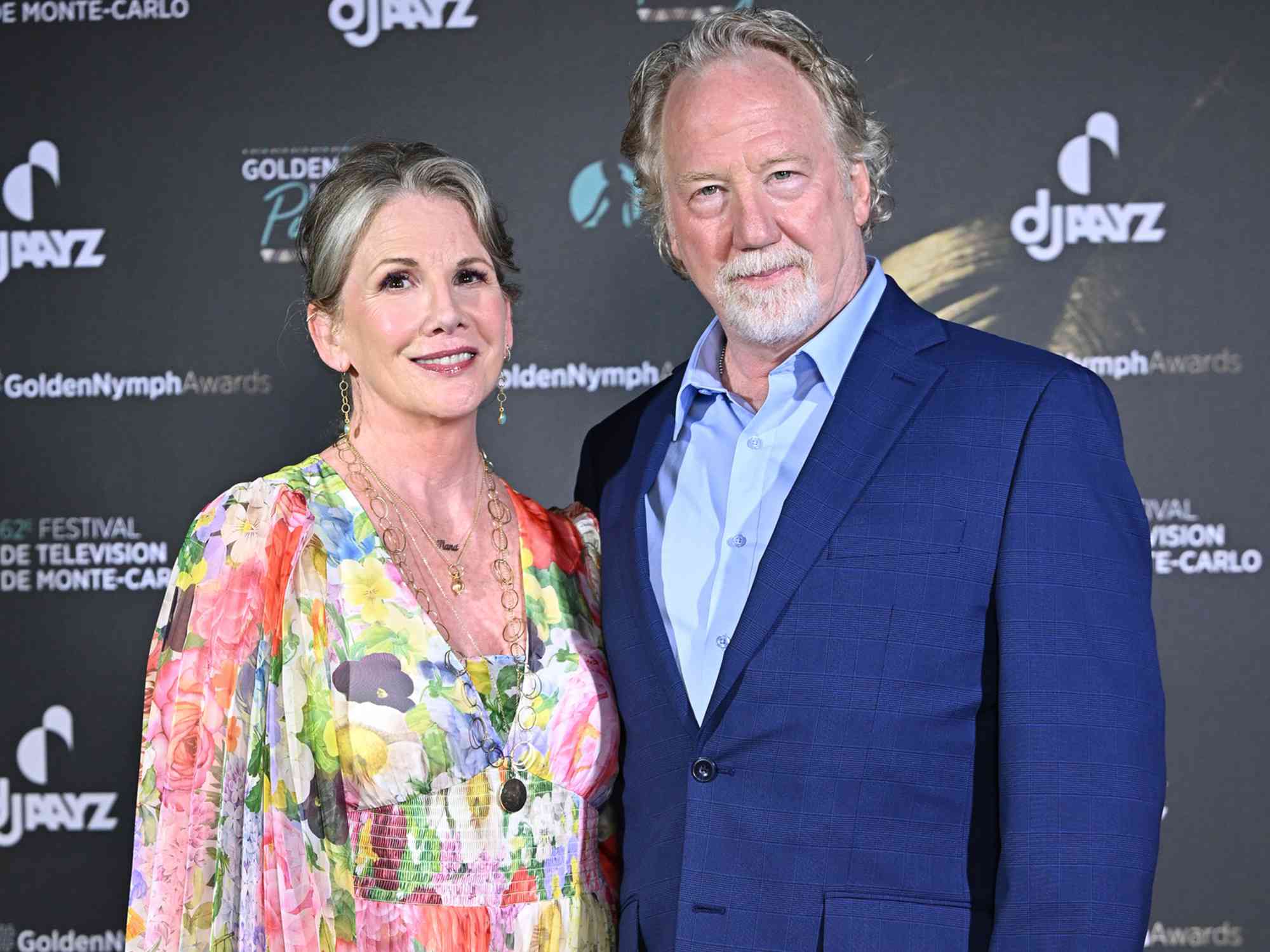 Melissa Gilbert and Timothy Busfield at the 62nd Monte Carlo TV Festival in 2022