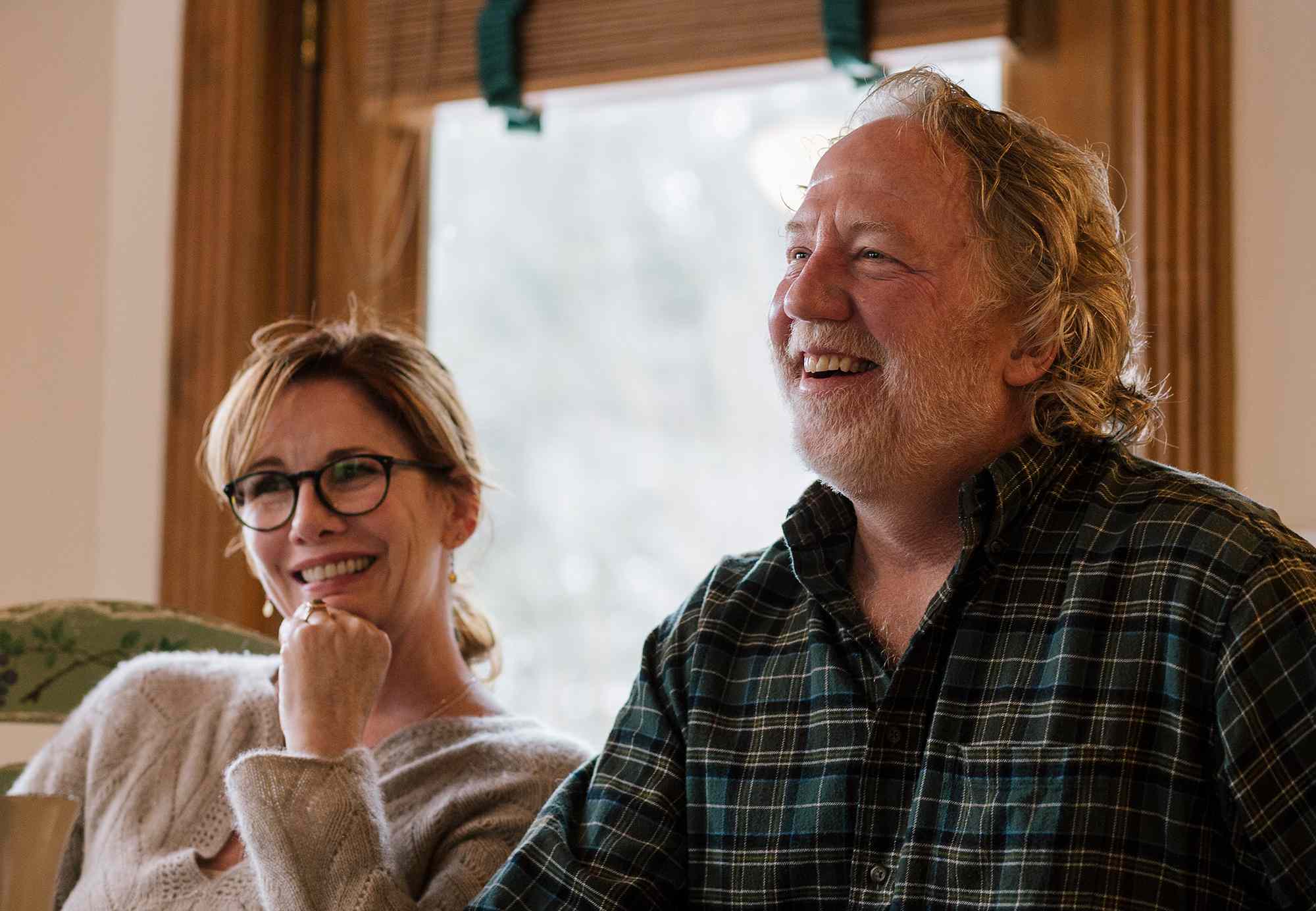 Melissa Gilbert sits for a portrait at her home in Brighton, Michigan with her husband Timothy Busfield. Gilbert is the Democratic candidate for Michigan's 8th congressional district