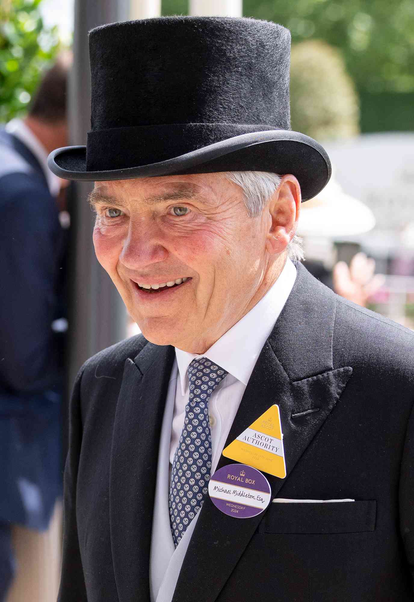 Michael Middleton attends day two of Royal Ascot 2024 on June 19, 2024 in Ascot, England. 