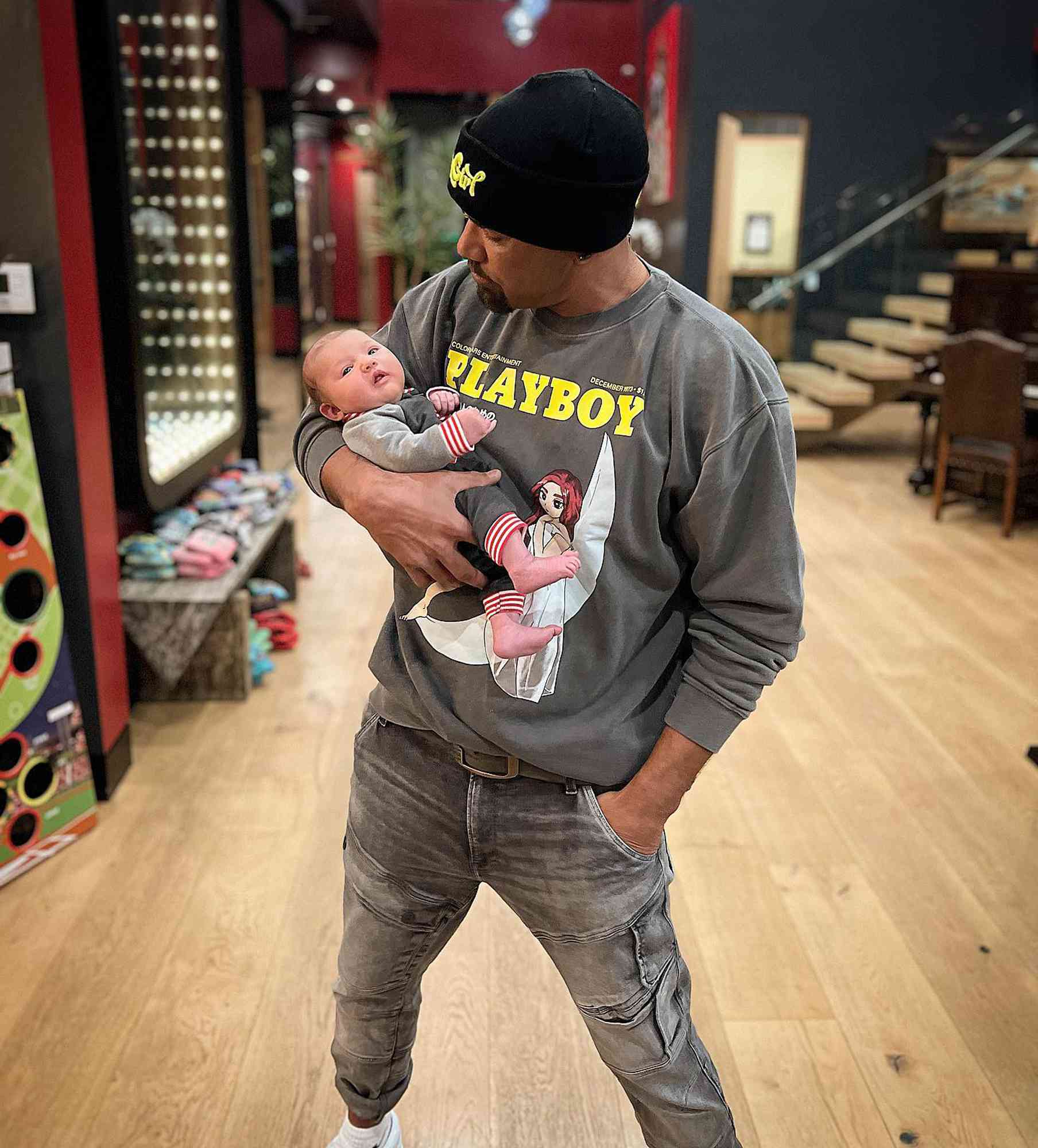 Shemar Moore and his daughter Frankie.