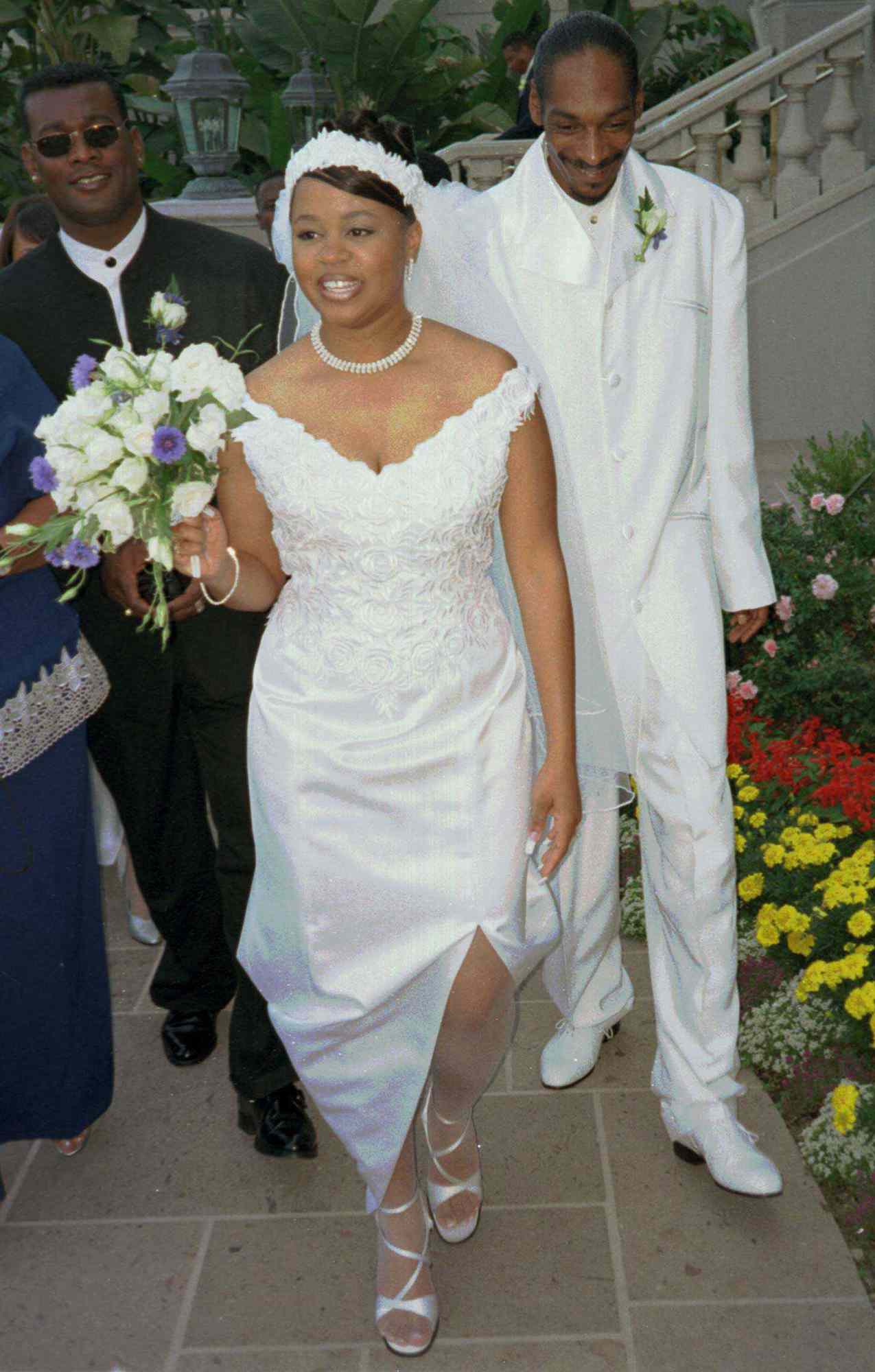 Snoop Dogg And His Bride On Their Wedding Day