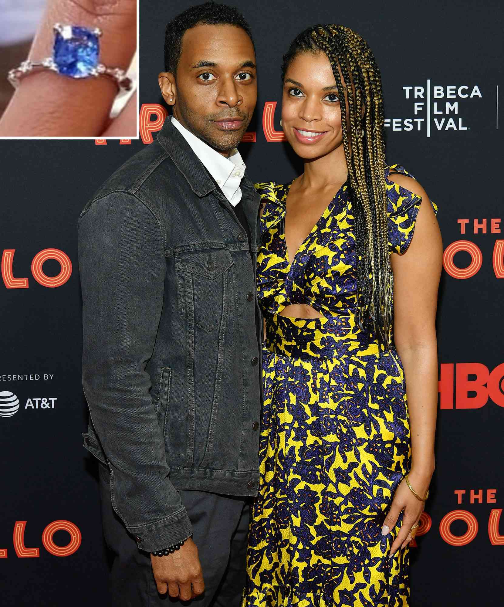 Jaime Lincoln Smith and Susan Kelechi Watson engagement ring