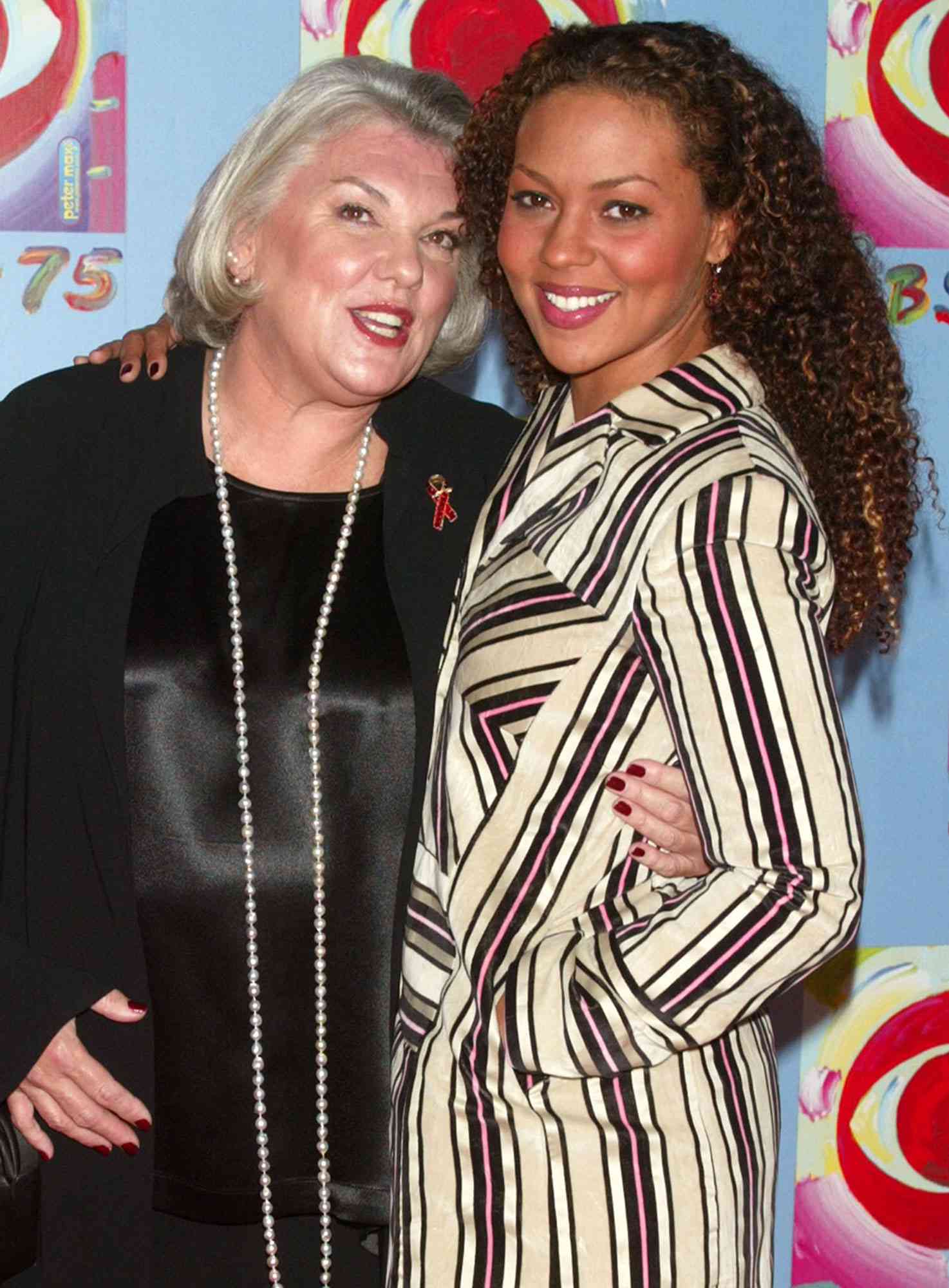 Tyne Daly and daughter during CBS at 75 at Hammerstein Ballroom in New York City.