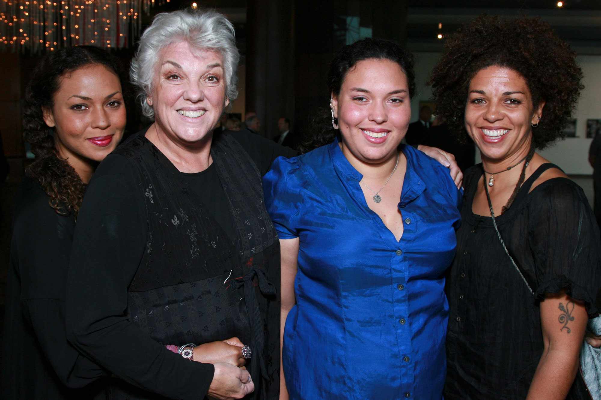 Tyne Daly with daughters Kathryn, Alyxandra and Alisabeth at the Warner Home Video release party of 'Dirty Harry' on May 9, 2008.