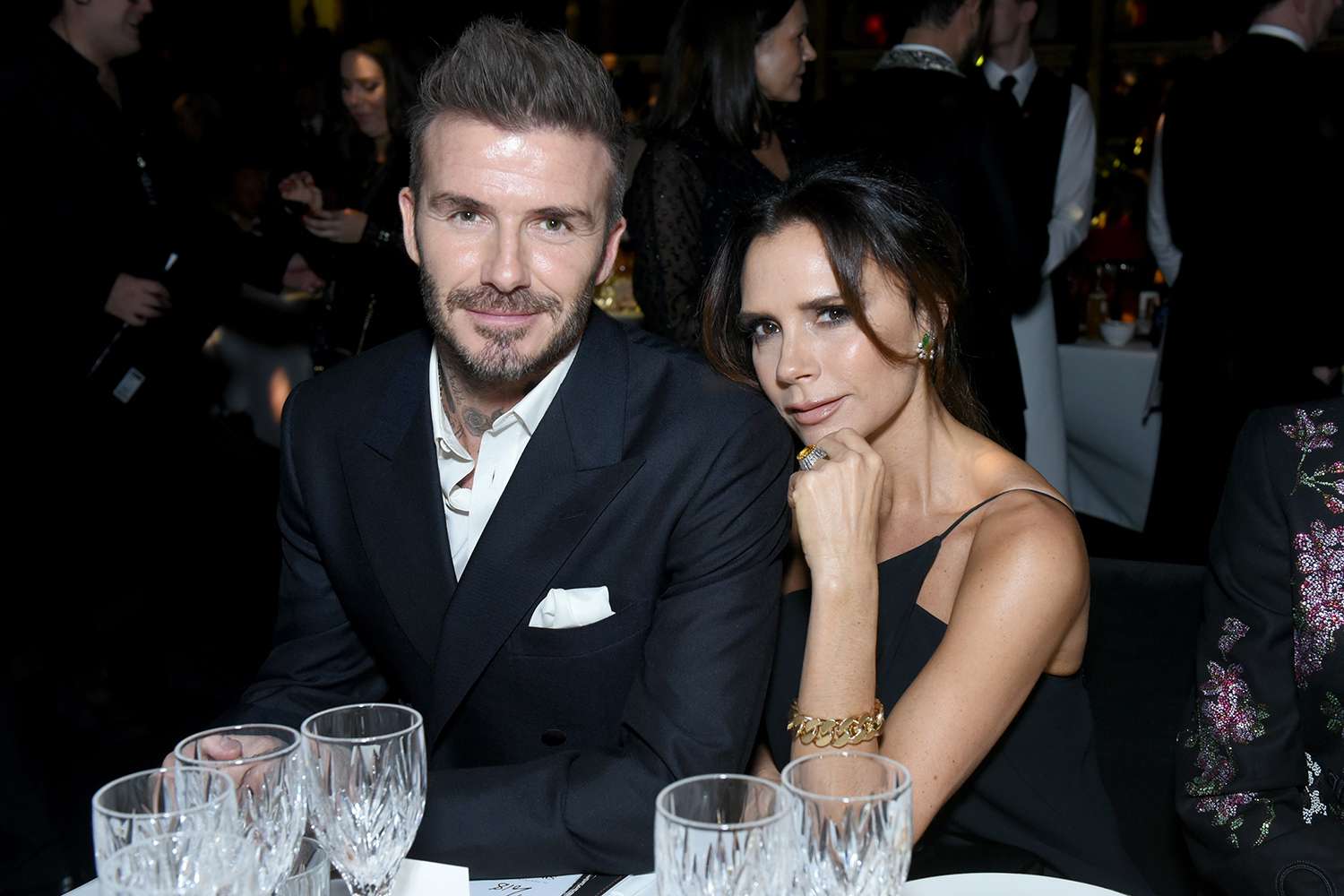 David Beckham and Victoria Beckham attend The Fashion Awards 2018 In Partnership With Swarovski