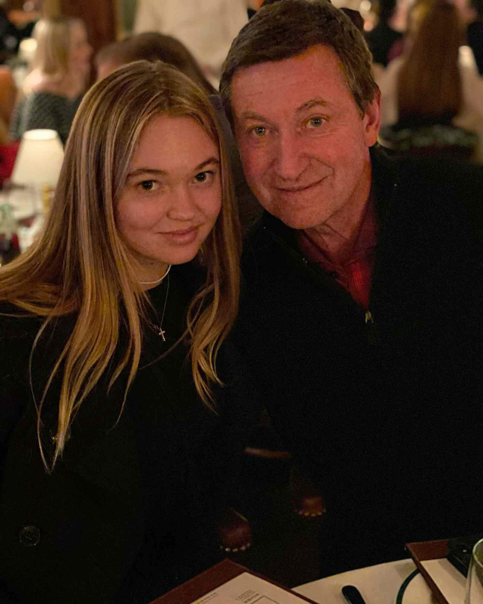 Wayne Gretzky and Emma Gretzky.