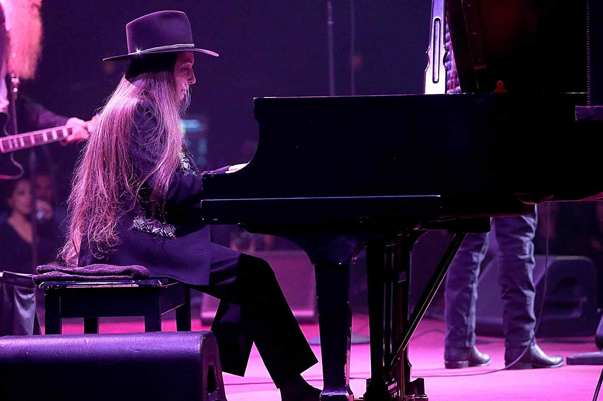 Bobbie Nelson performs in concert with her brother Willie Nelson on New Years Eve at ACL Live on December 31, 2014 in Austin, Texas.