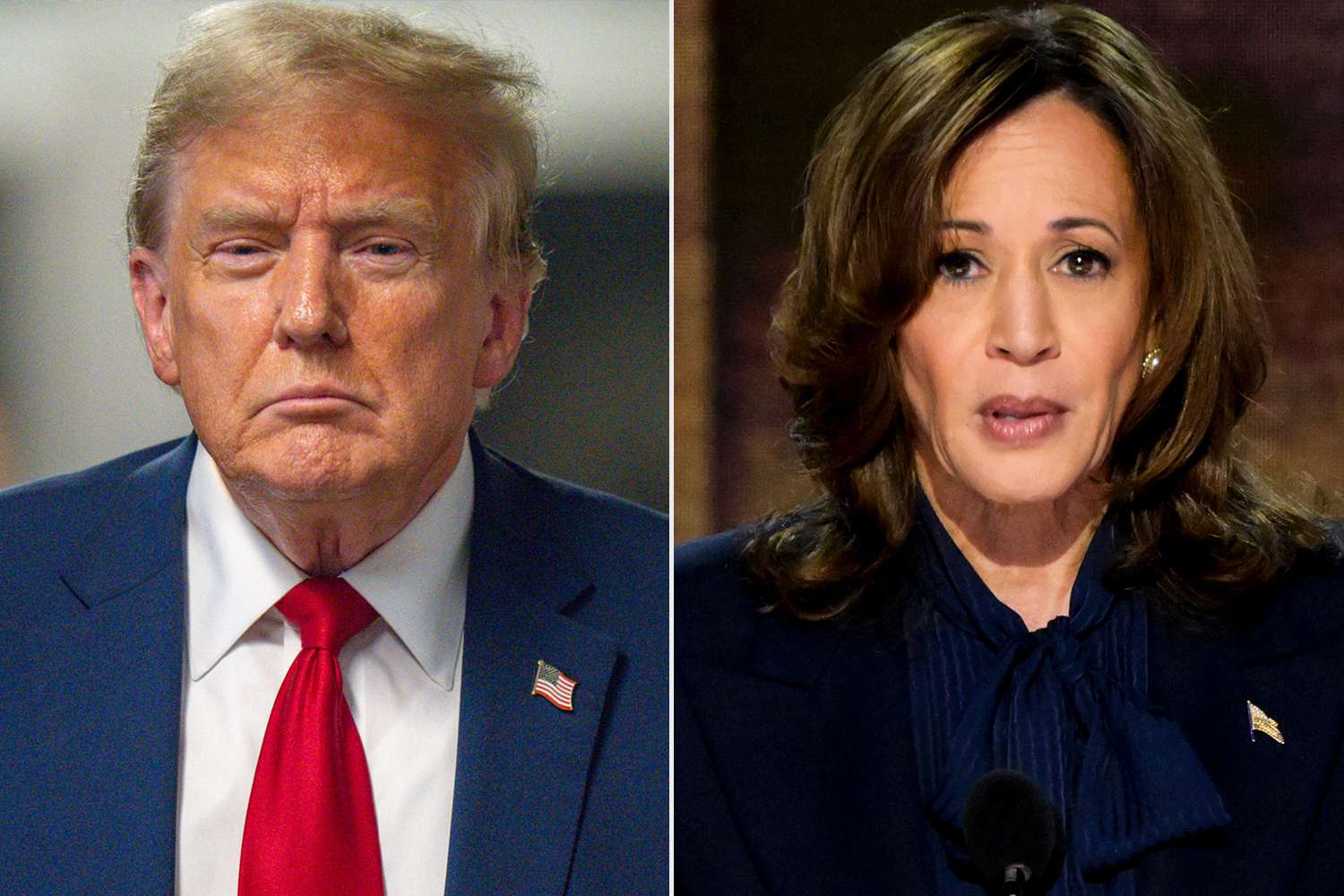 Donald Trump, Kamala Harris