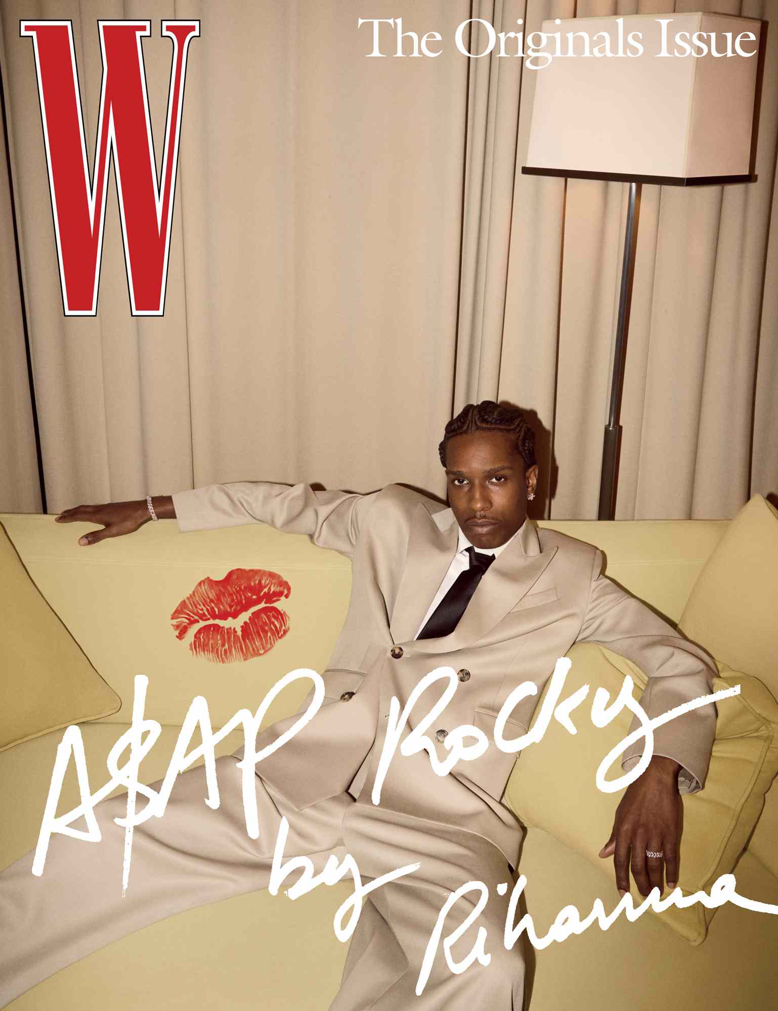 ASAP Rocky by Rihanna for W Mag