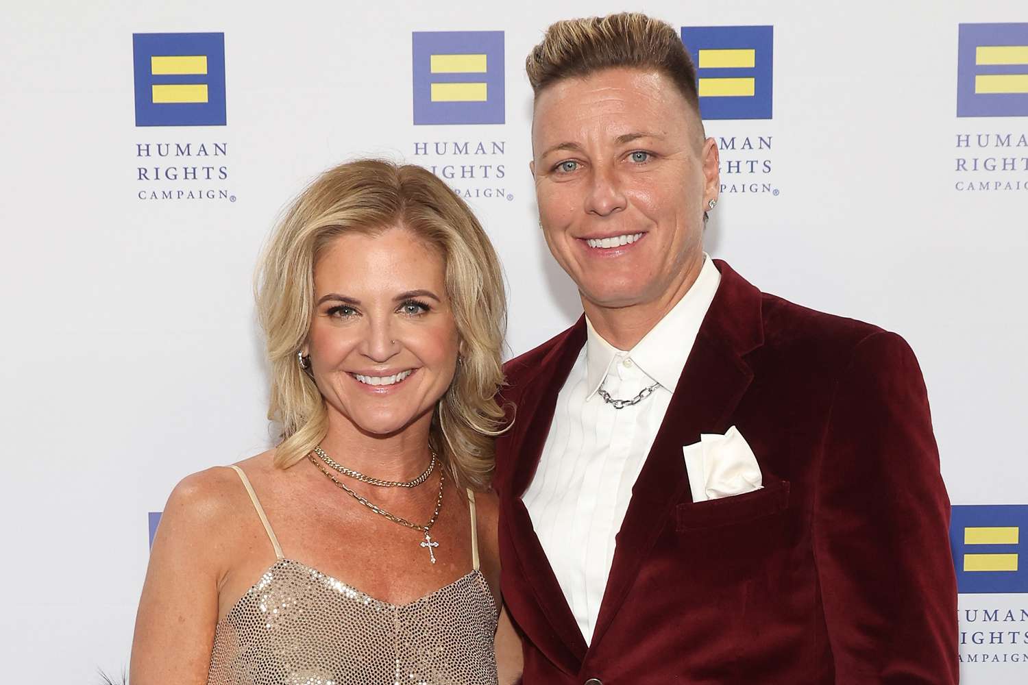 Glennon Doyle and Abby Wambach attend the 2022 Human Rights Campaign Los Angeles Dinner Gala