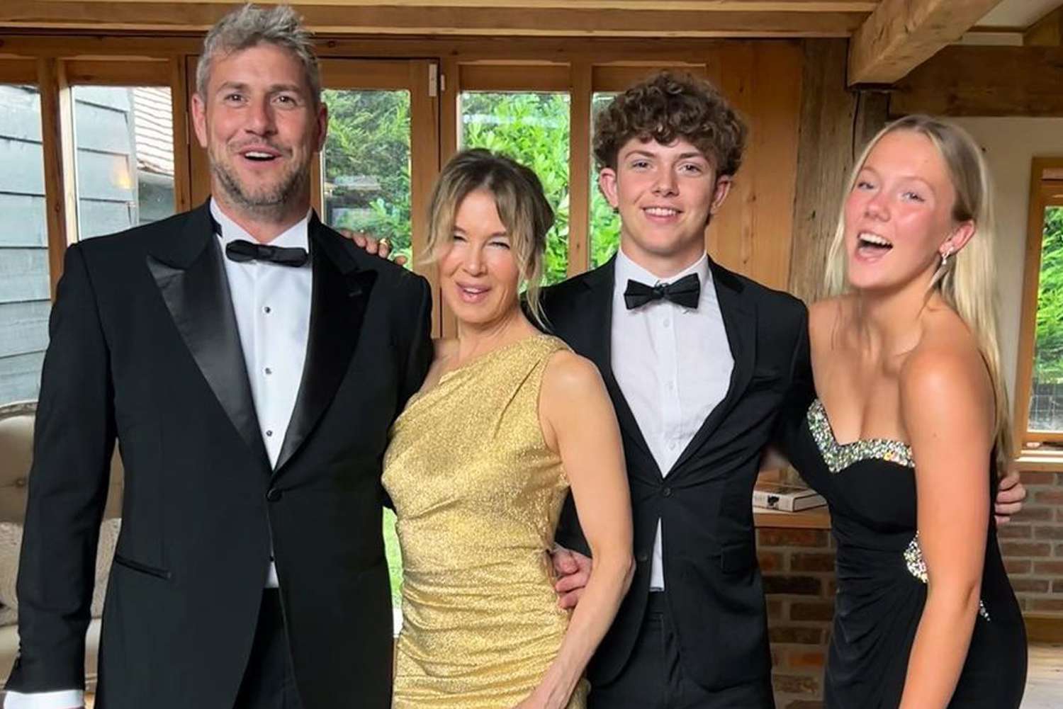 Ant Anstead Shares First Photo of Girlfriend Renee Zellweger with Two of His Three Kids at Formal Event