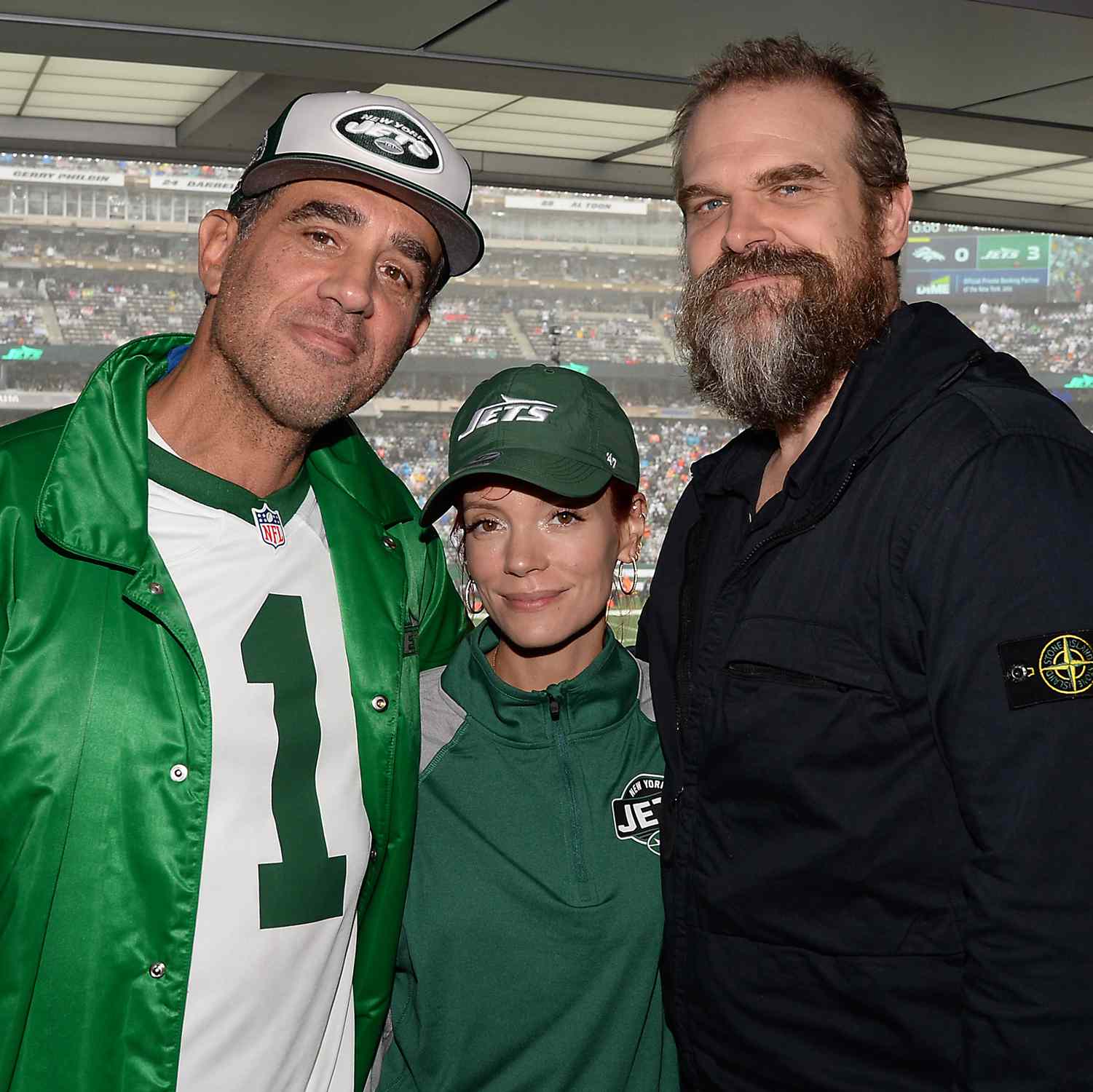 Bobby Cannavale, Lily Allen and David Harbour