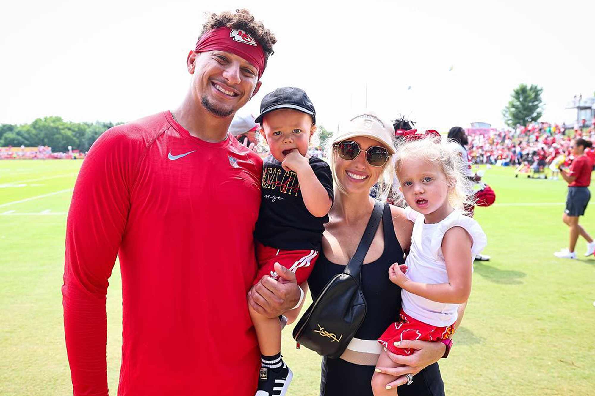 Patrick Brittany Mahomes family